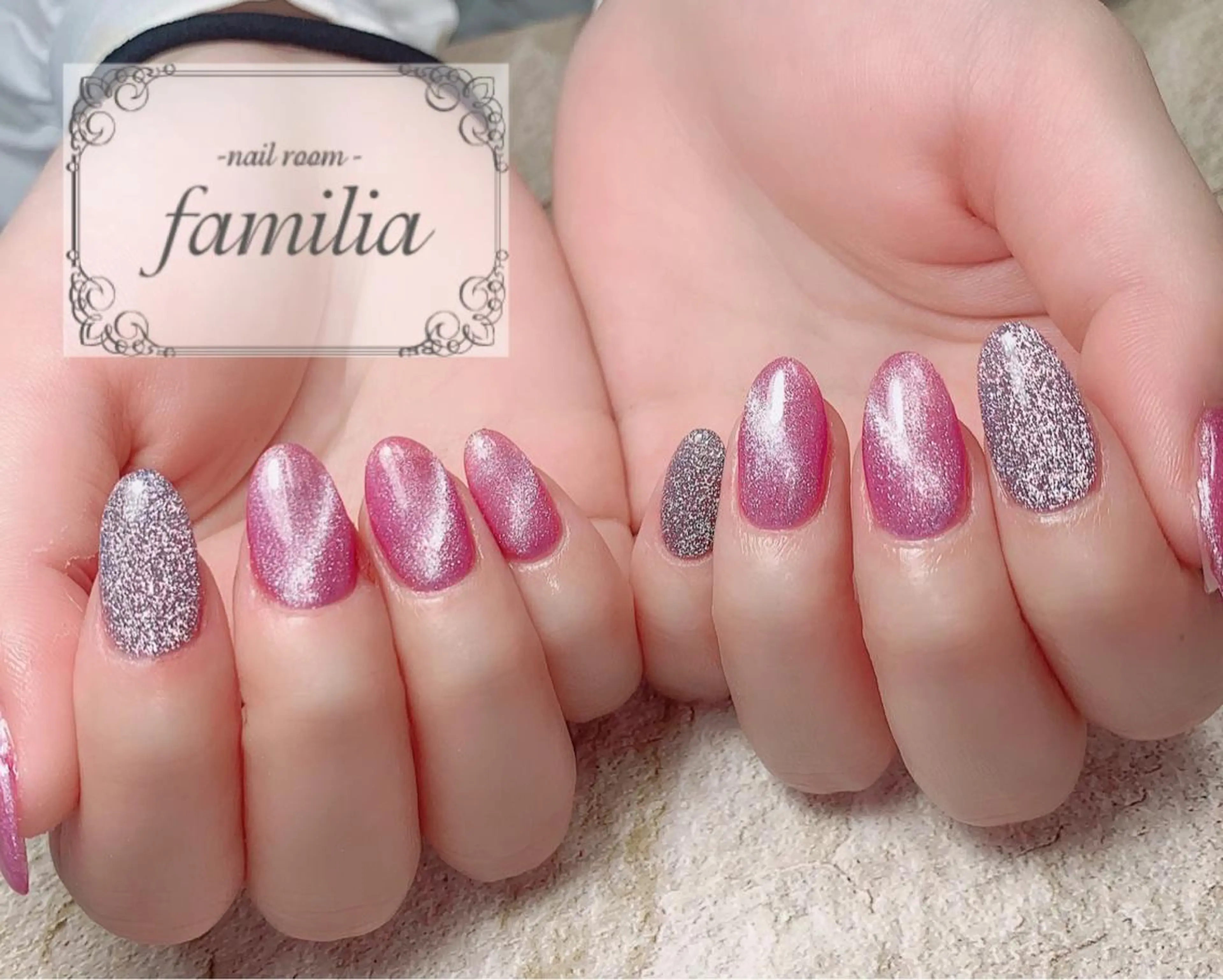 ネイル マグネットネイル ハンドネイル -nailroom- familiaのネイルデザイン