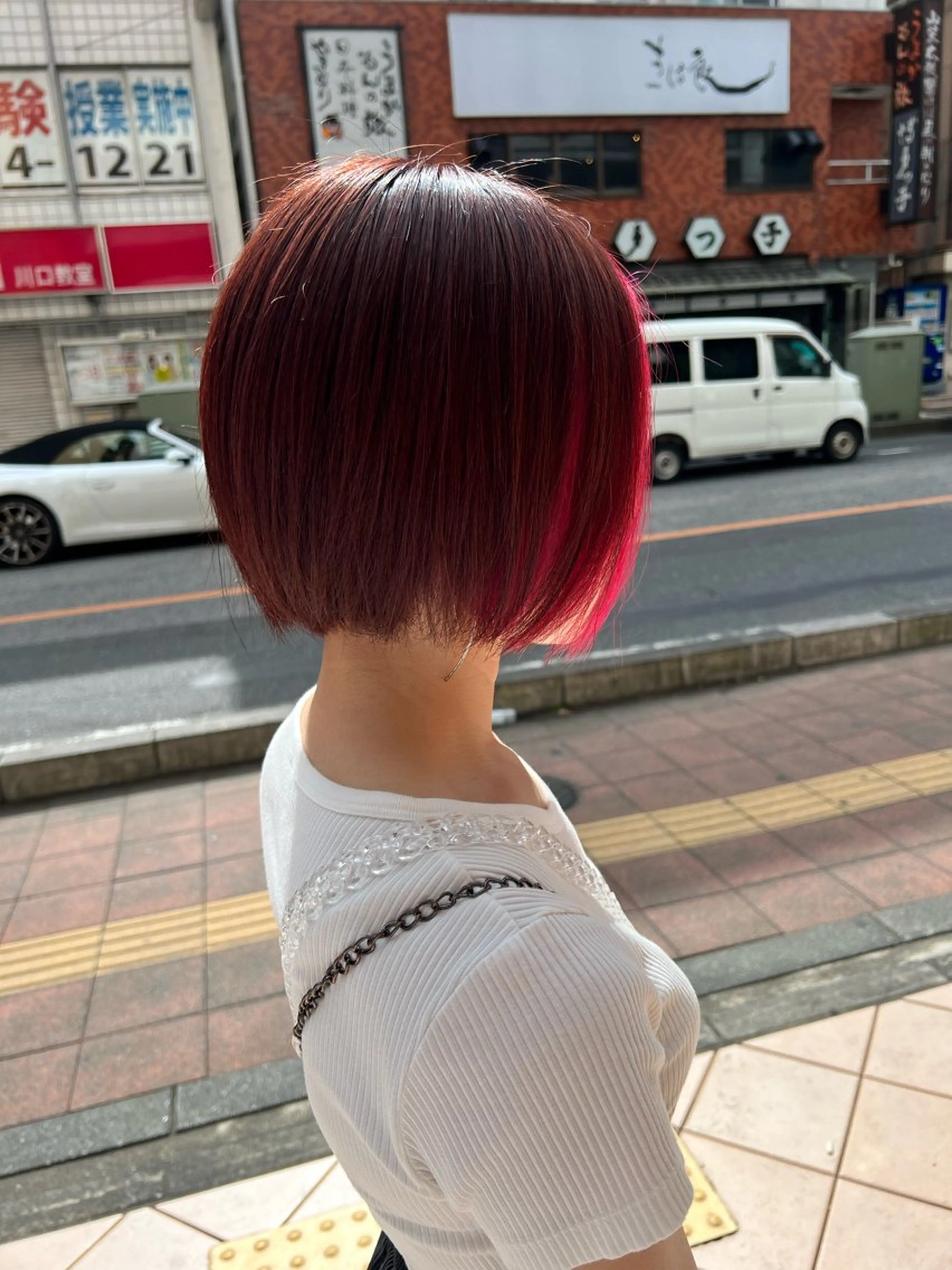ショート カット ヘアカラー トリートメント アザマ　ヤスカツ _rosso 川口のヘアスタイル