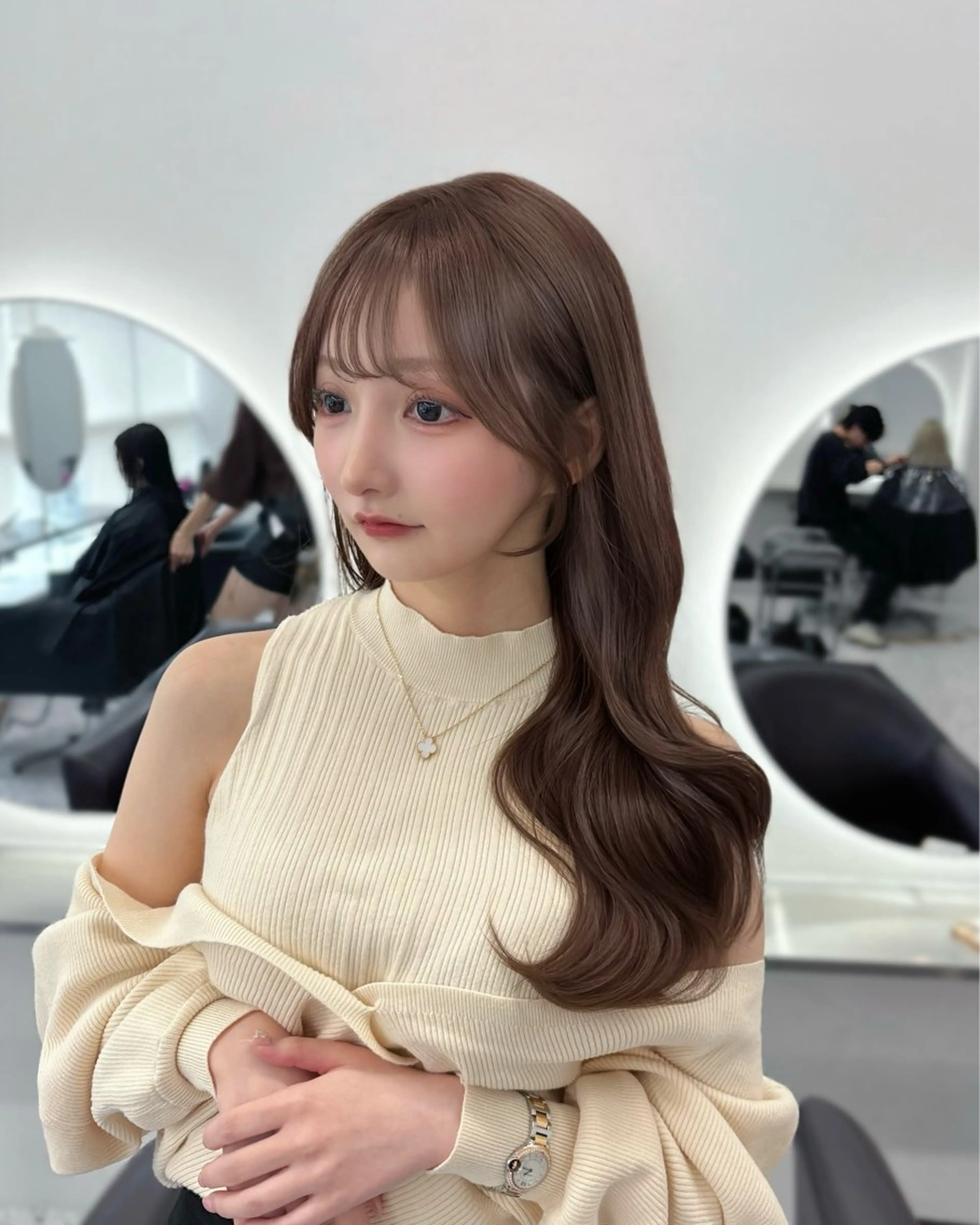 【🍀最高にキマル】くびれレイヤーカット&TOKIOトリートメント　#韓国ヘアの写真