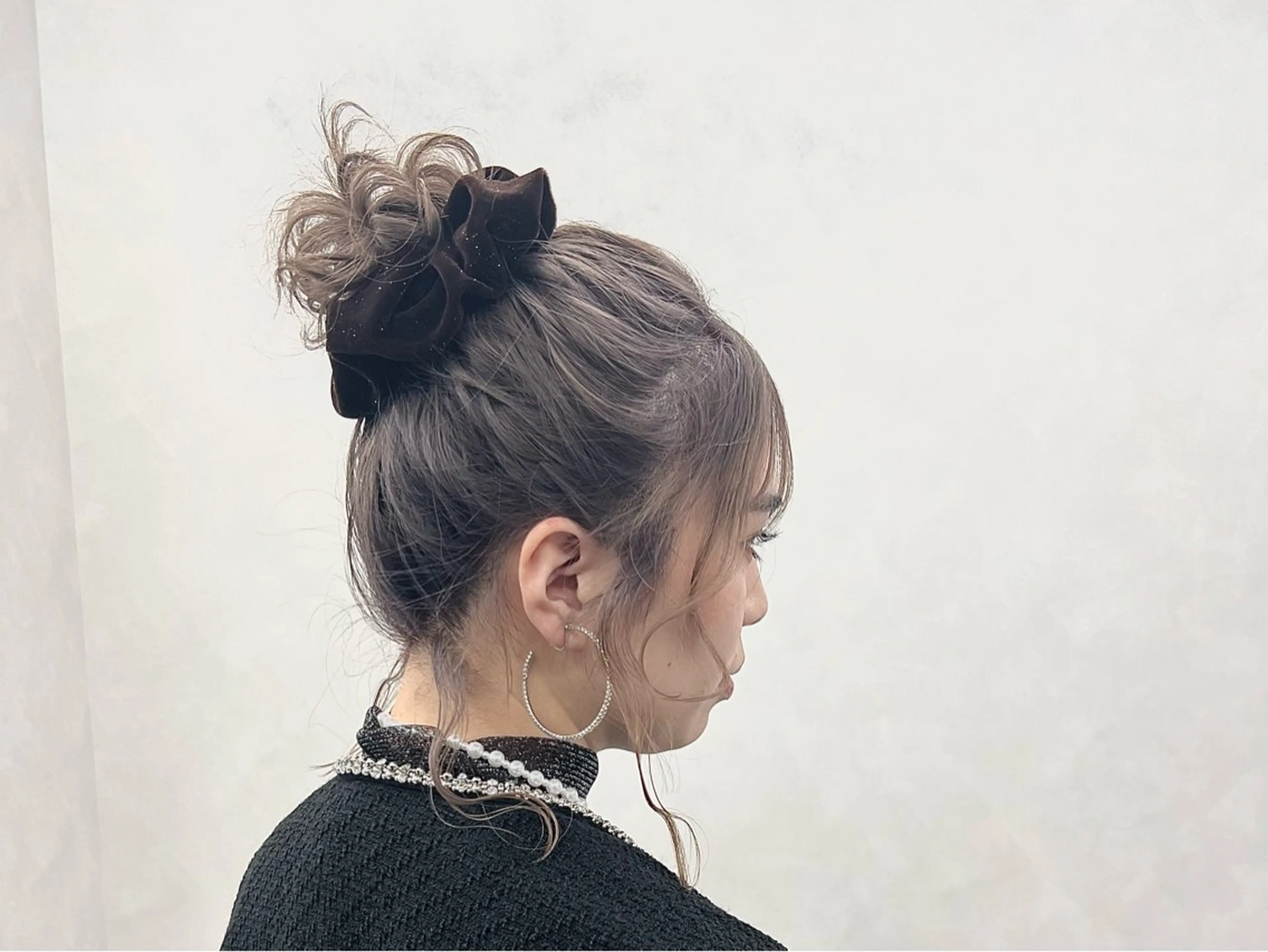 セミロング カラー ヘアアレンジ ヘアセット 🎨カラー満足度 500%💫ヅル💫のヘアスタイル