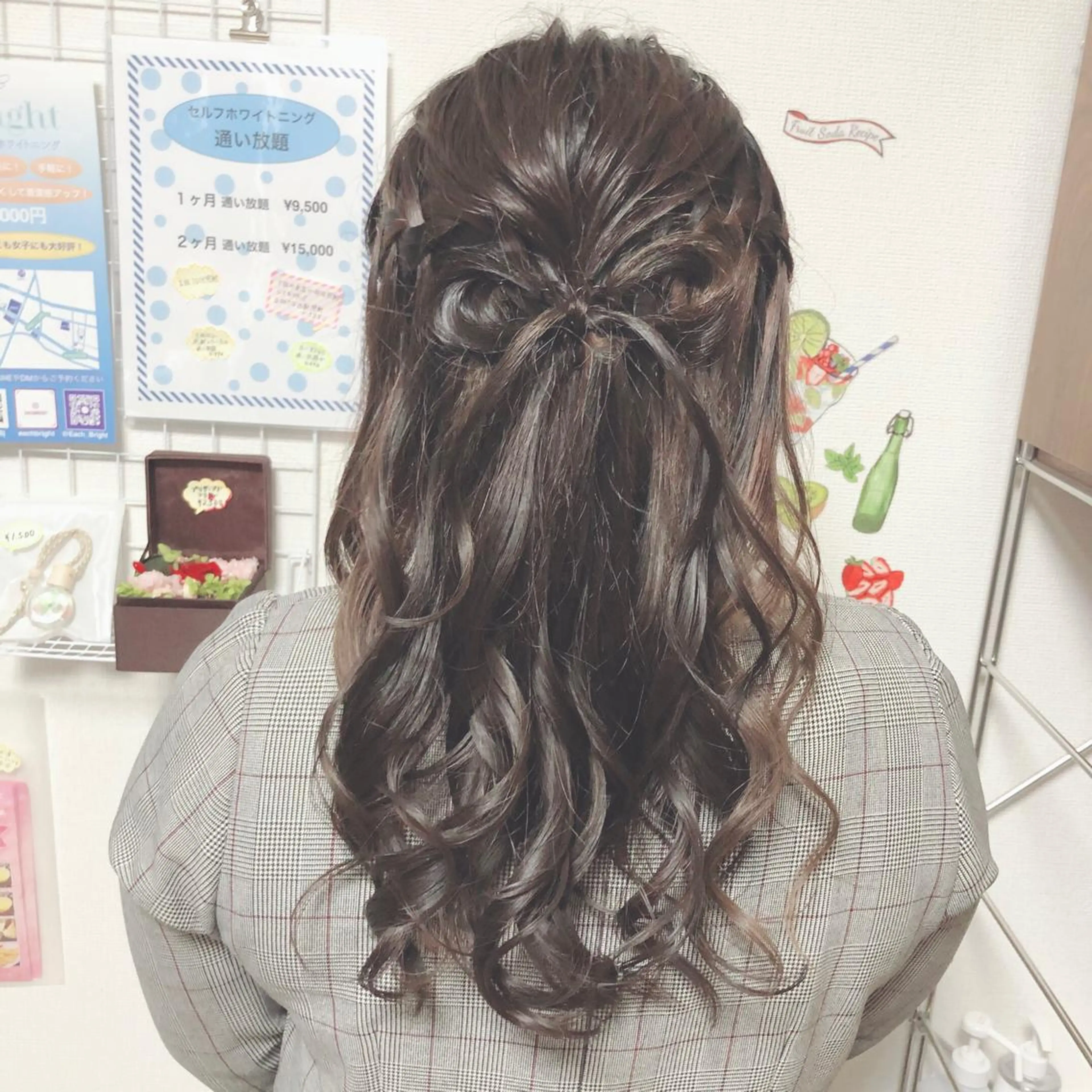 ヘアアレンジ ハーフアップ イーチブライト EachBrightのその他イメージ