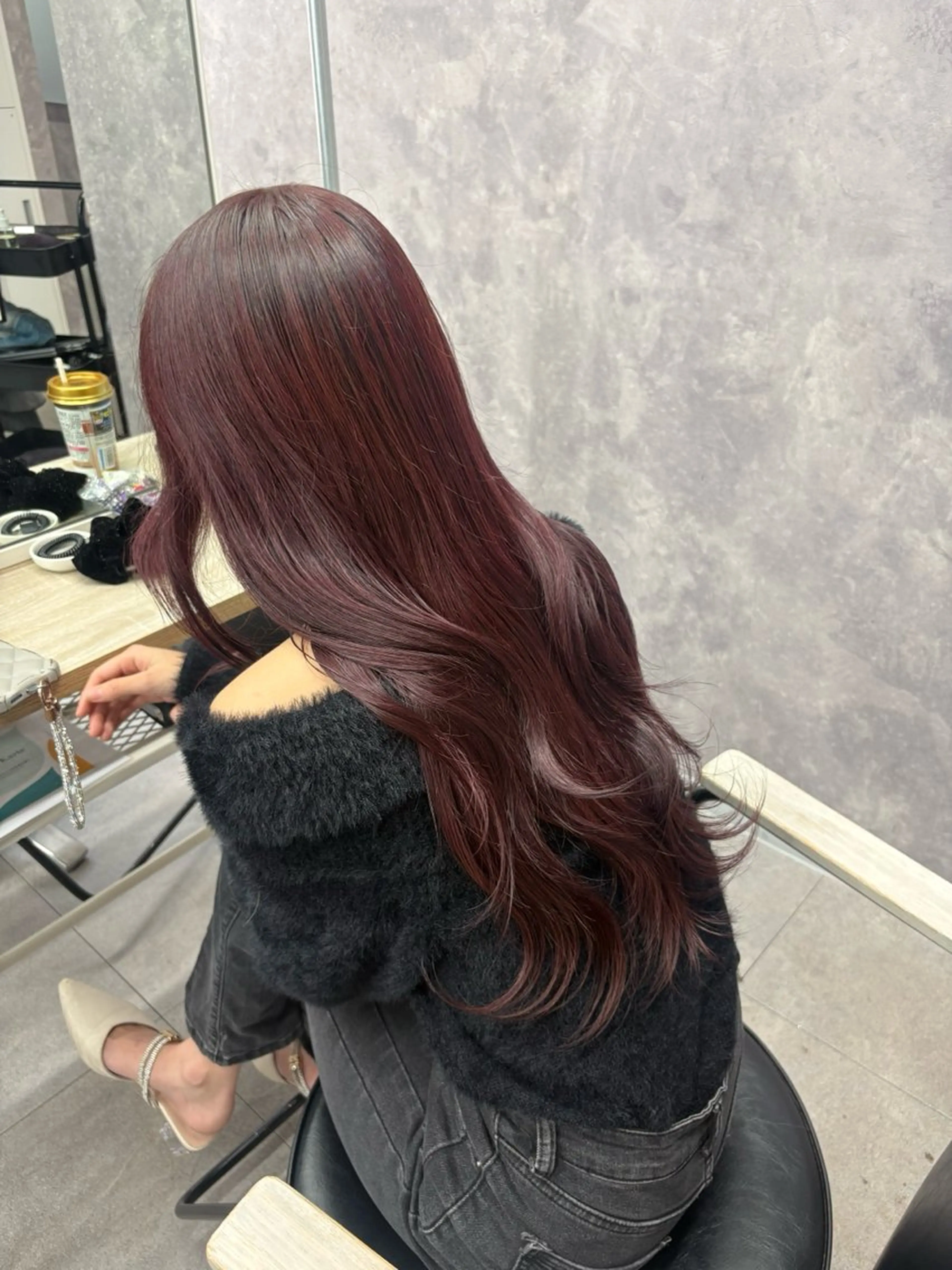 ロング ヘアカラー 🧃暖色カラー/🪷 アレンジ/　yunaのヘアスタイル