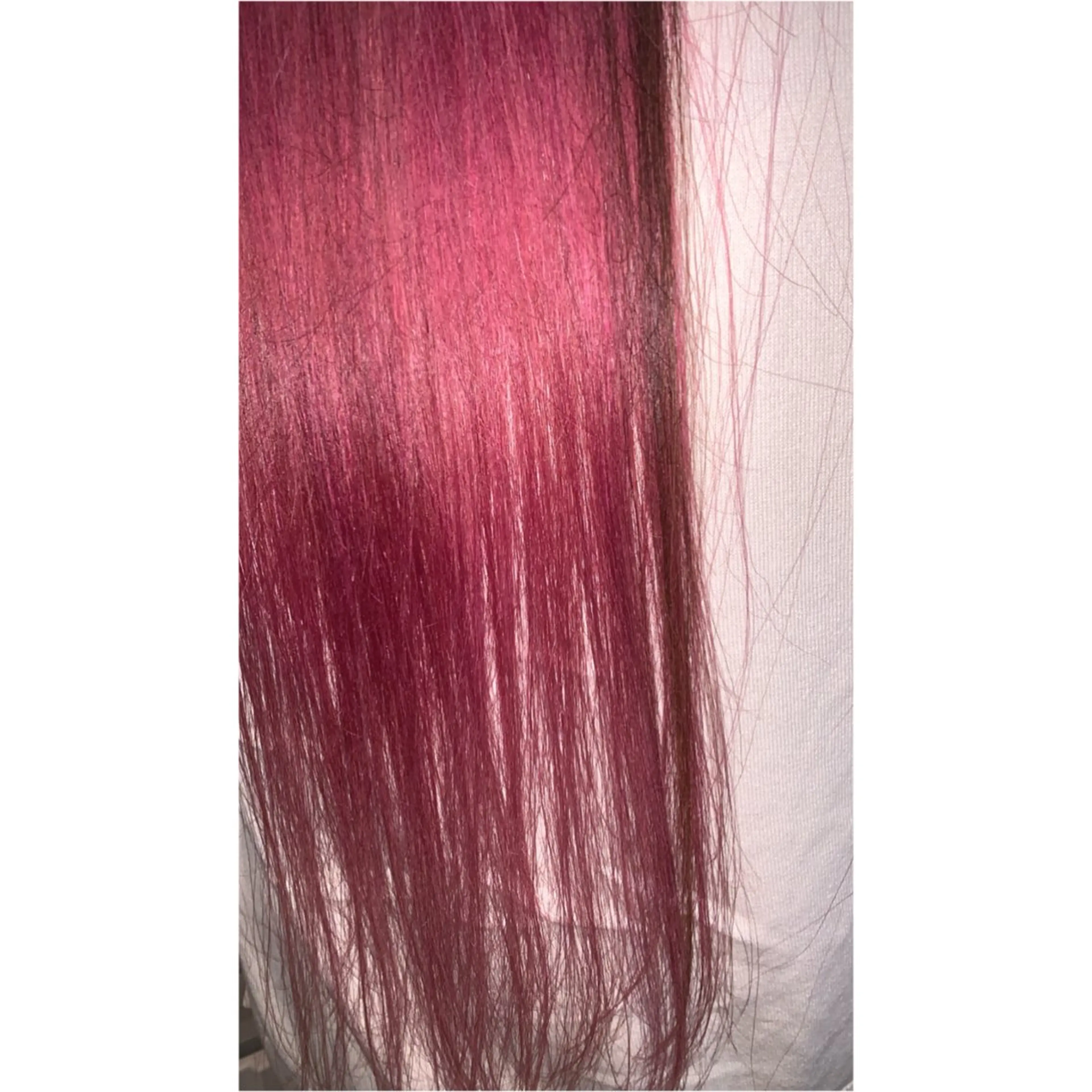 ロング カラー 6Dエクステ/シール エクステ/かんなのヘアスタイル