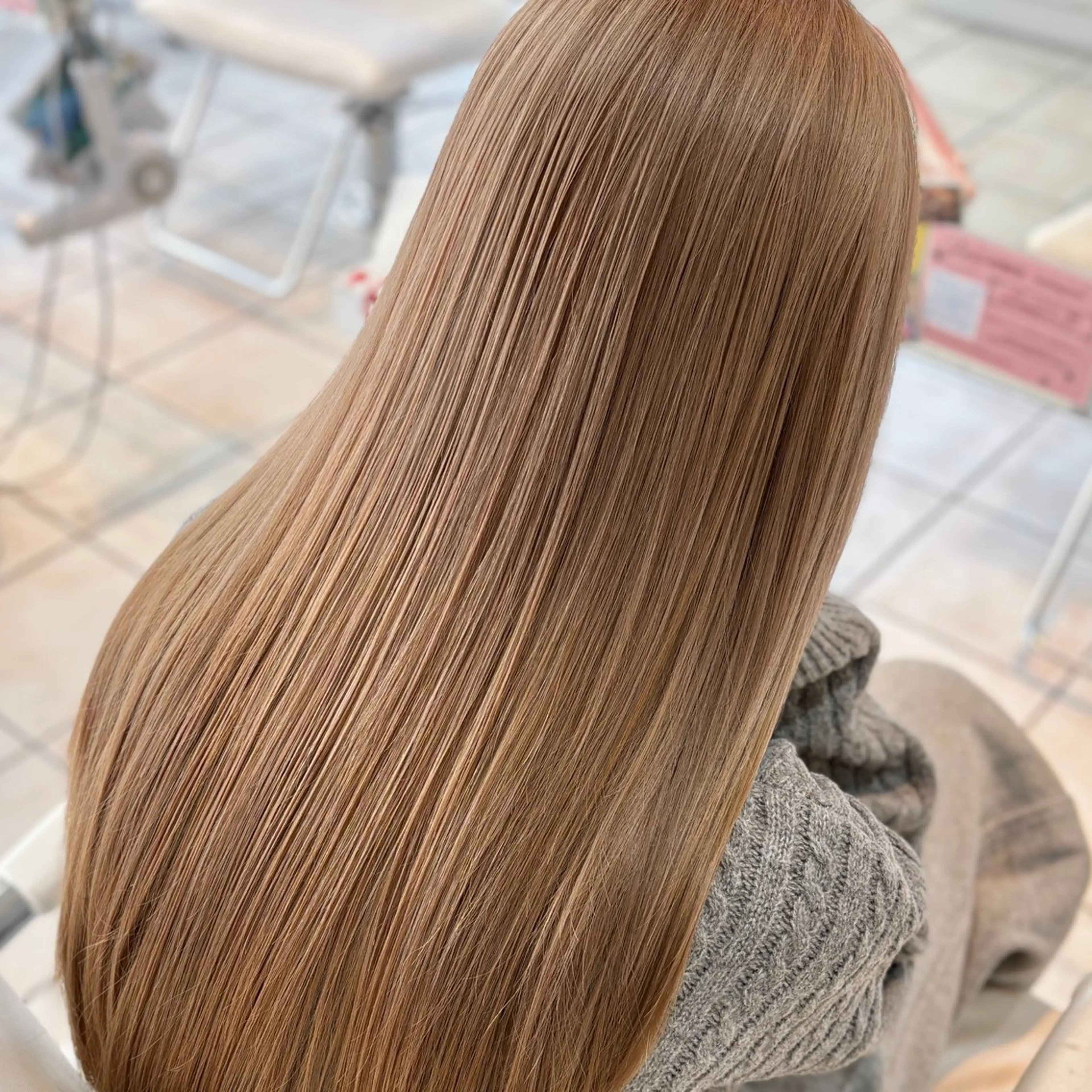 ロング カラー ヘアカラー ブリーチ/ヘアセット 【𝙍𝙞𝙣𝙤】のヘアスタイル