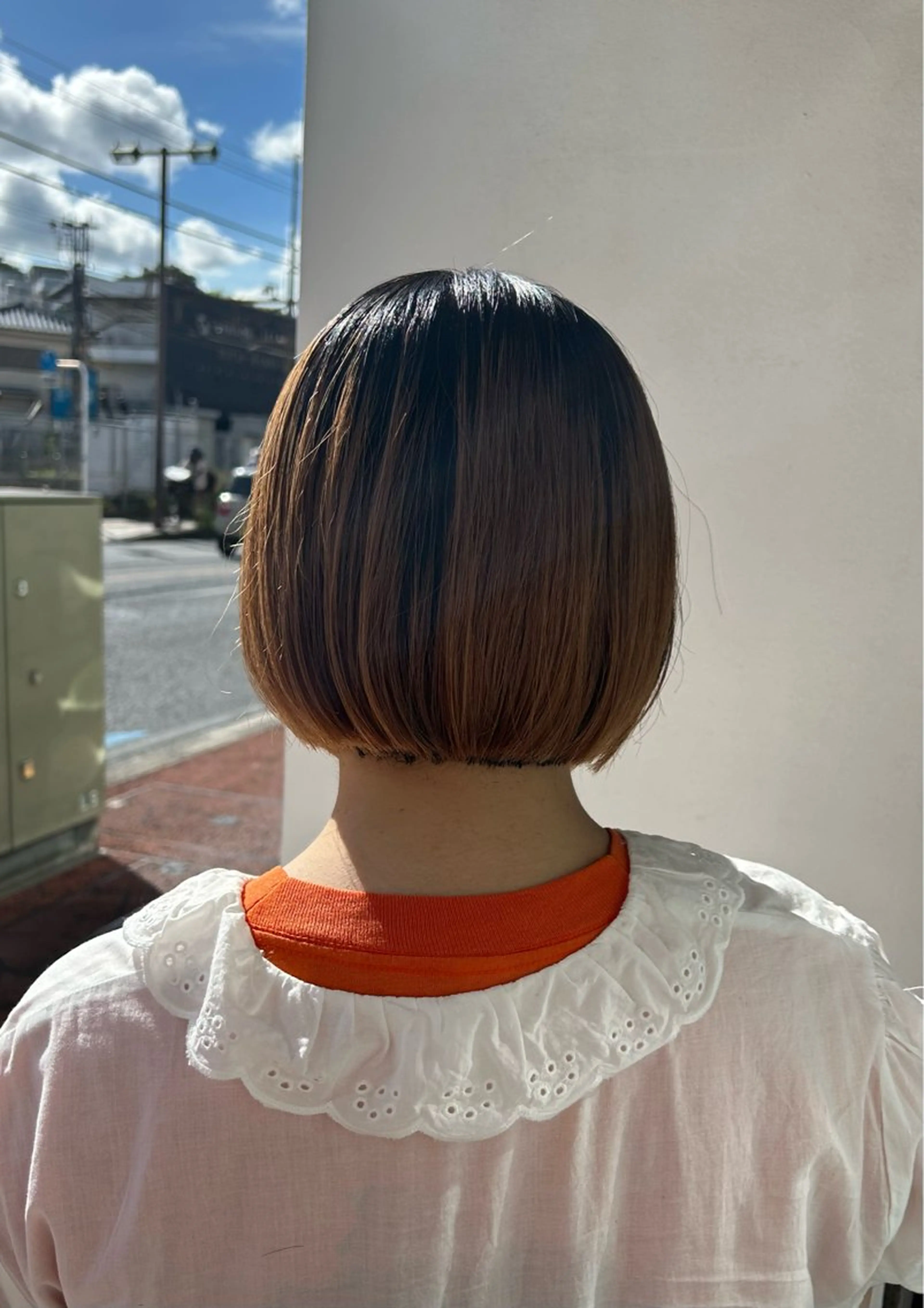 ショート ボブ まるやま ゆいかのヘアスタイル