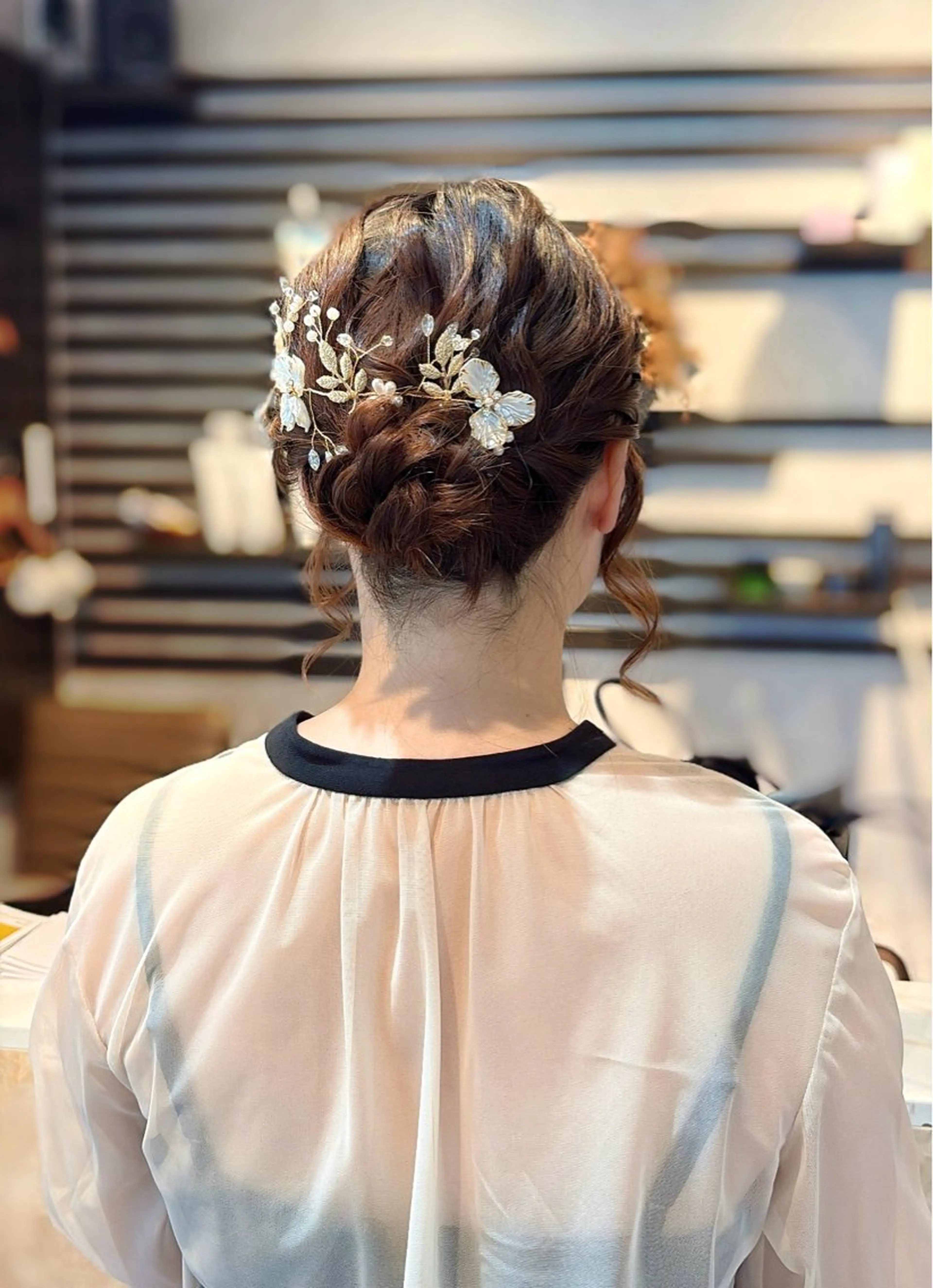 ヘアアレンジ 髪飾り ヘアセット Noe' Akariのヘアスタイル