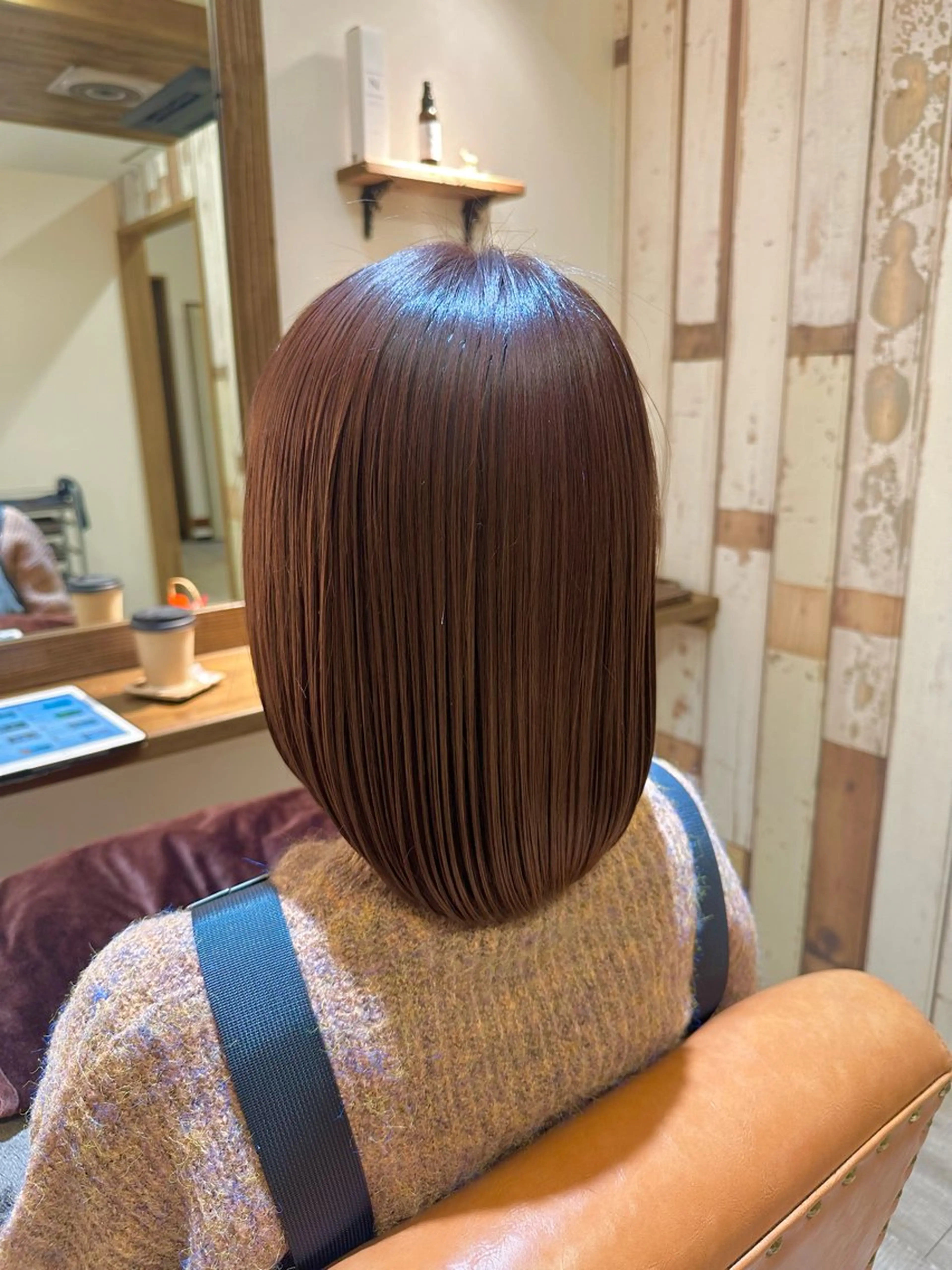 ミディアム トリートメント 酸熱トリートメント カット ヘアカラー 佐藤  真依のその他イメージ