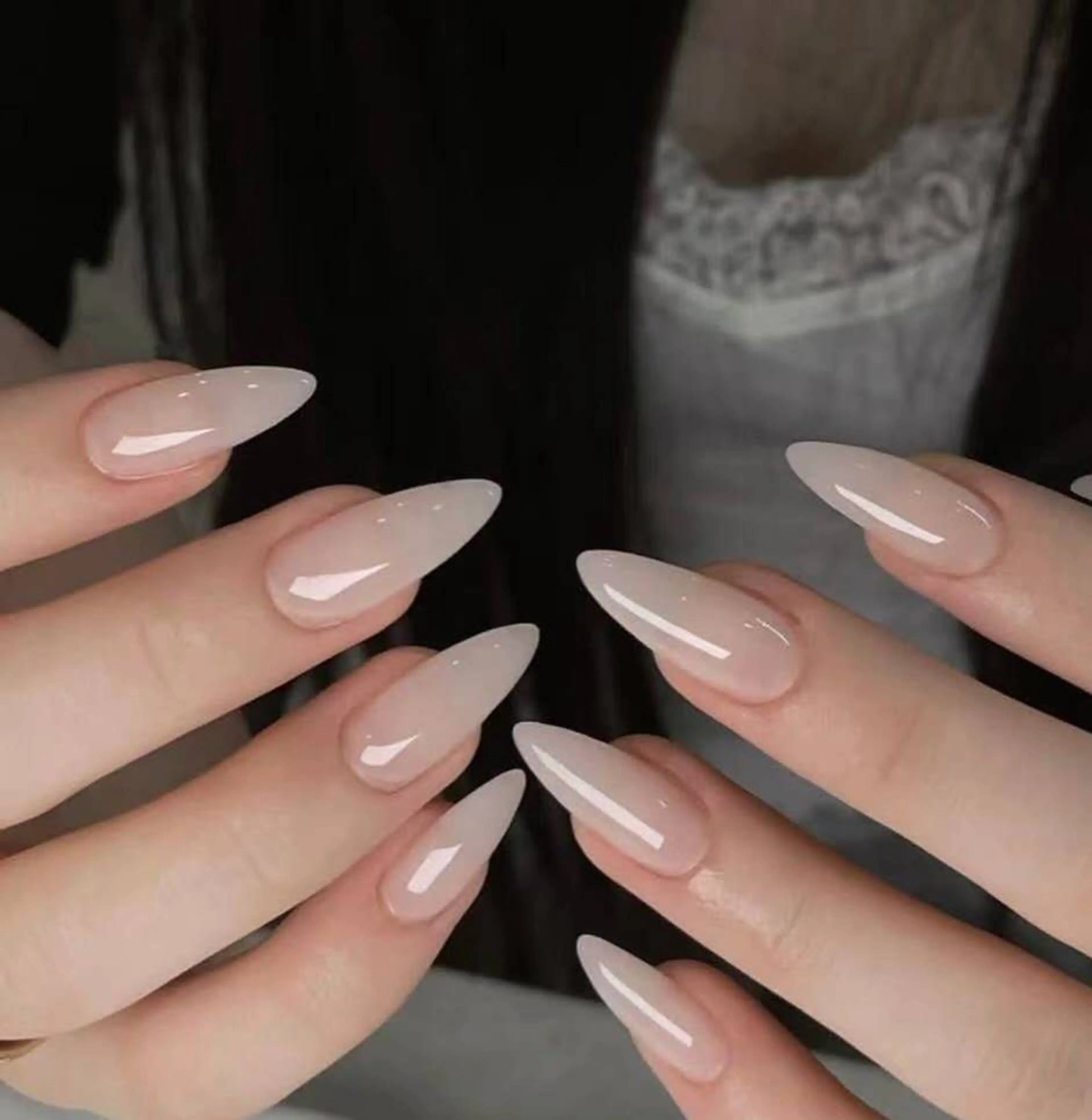 ネイル オーロラネイル フラワーネイル フットネイル フレンチネイル ジェルネイル ハンドネイル BabyYouMi ねねのネイルデザイン