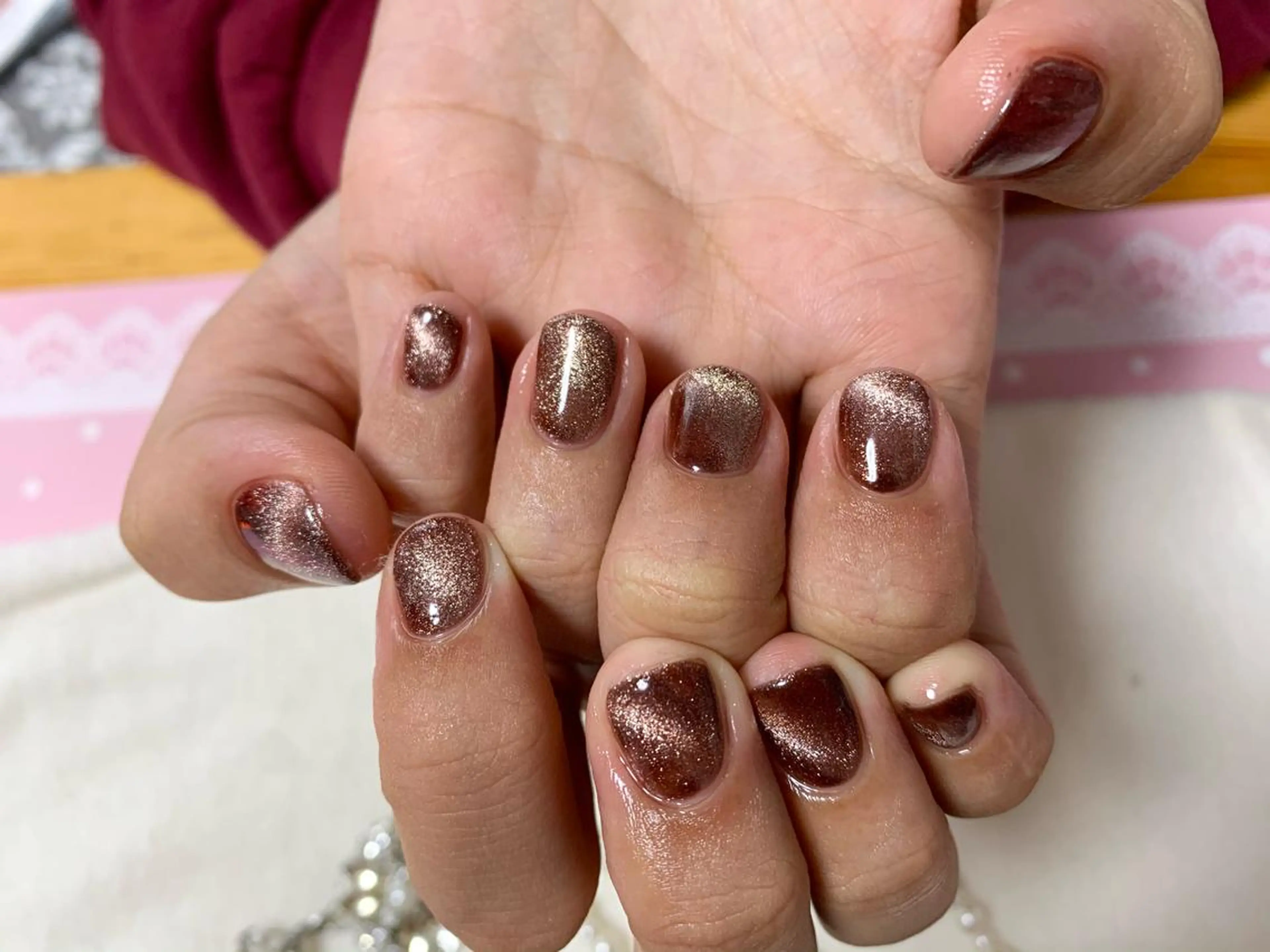 ネイル マグネットネイル 手塚 里奈のネイルデザイン