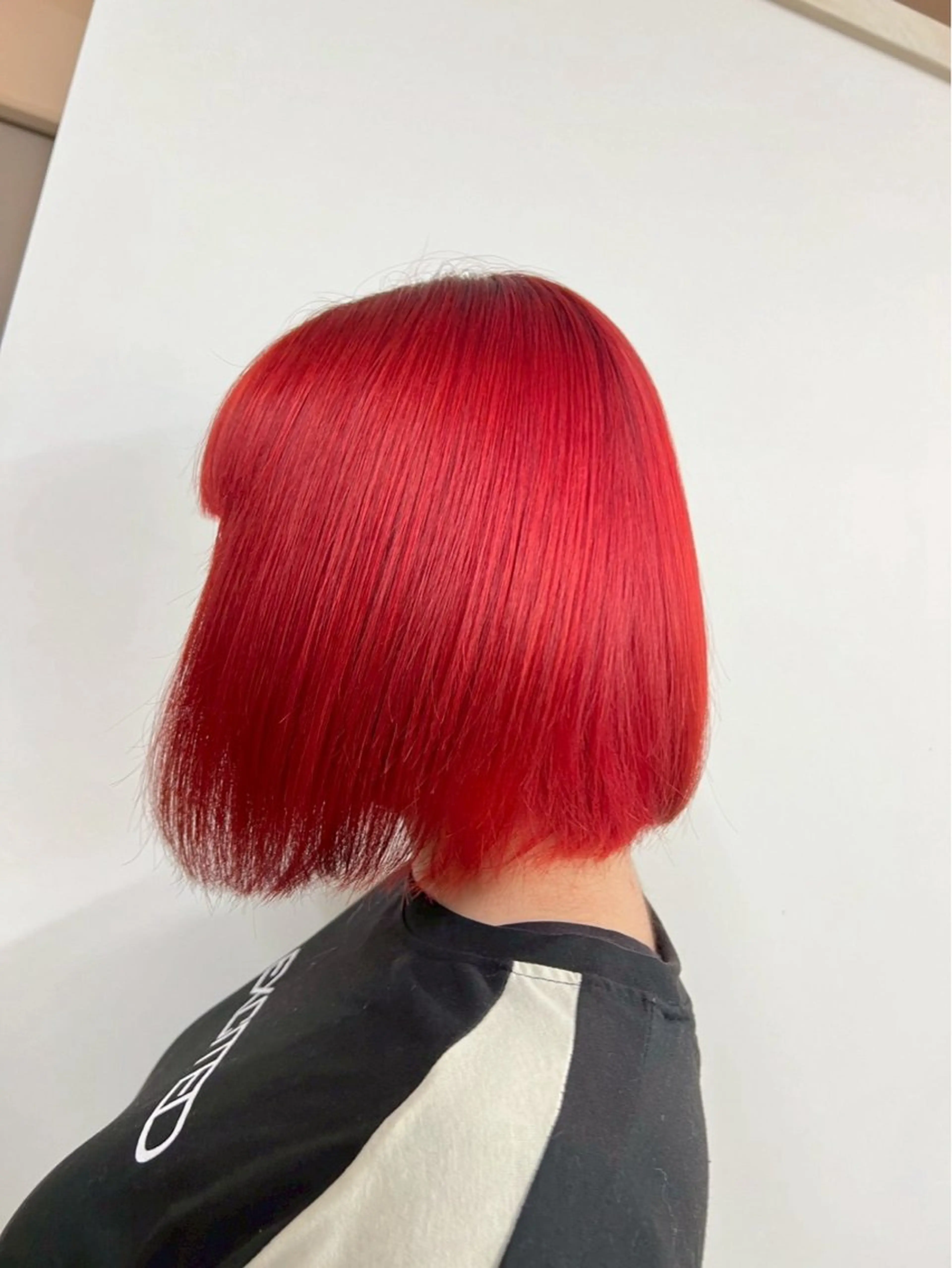 ショート カラー ヘアカラー 富田 妃花栞のヘアスタイル