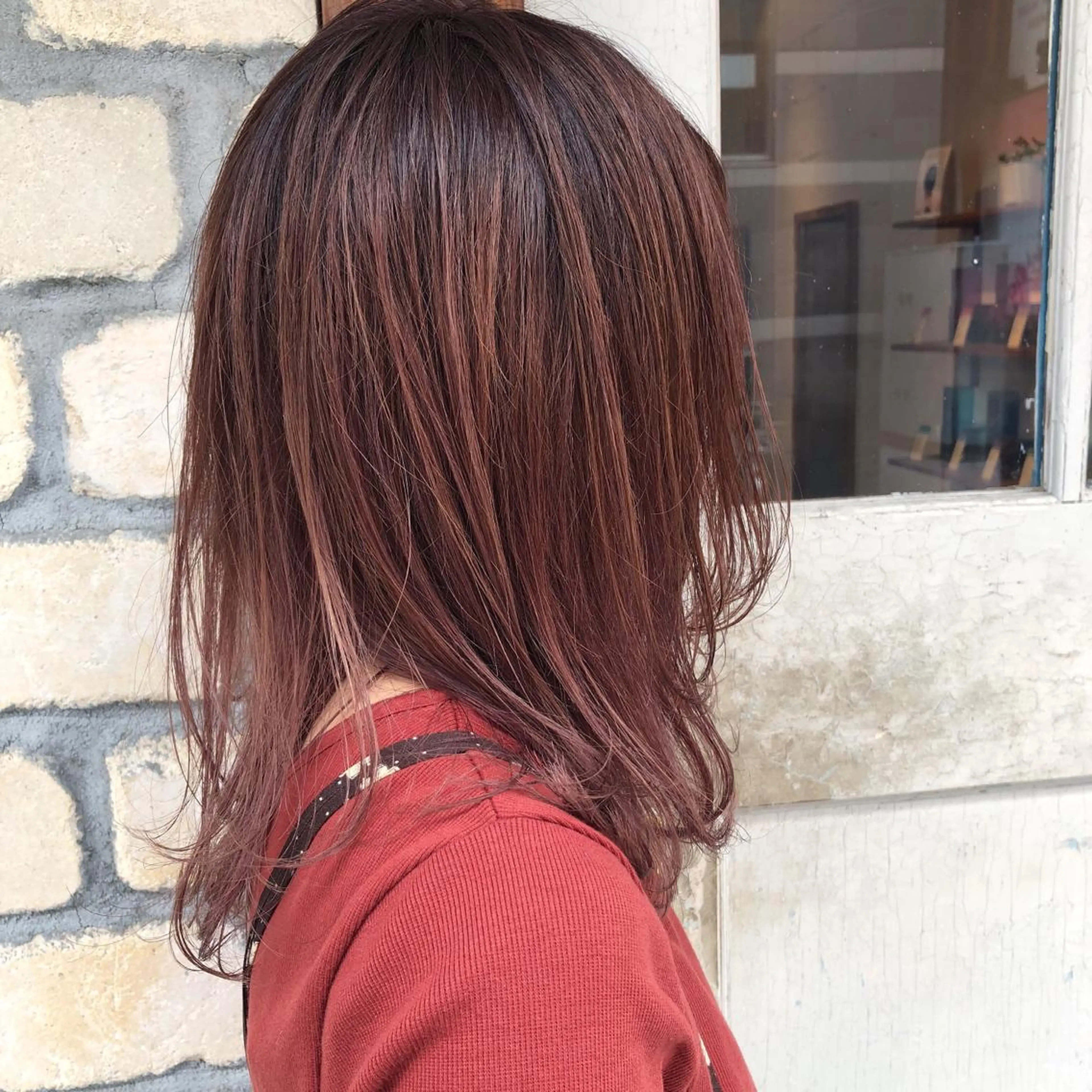 セミロング カラー emme エミィ/立川のヘアスタイル