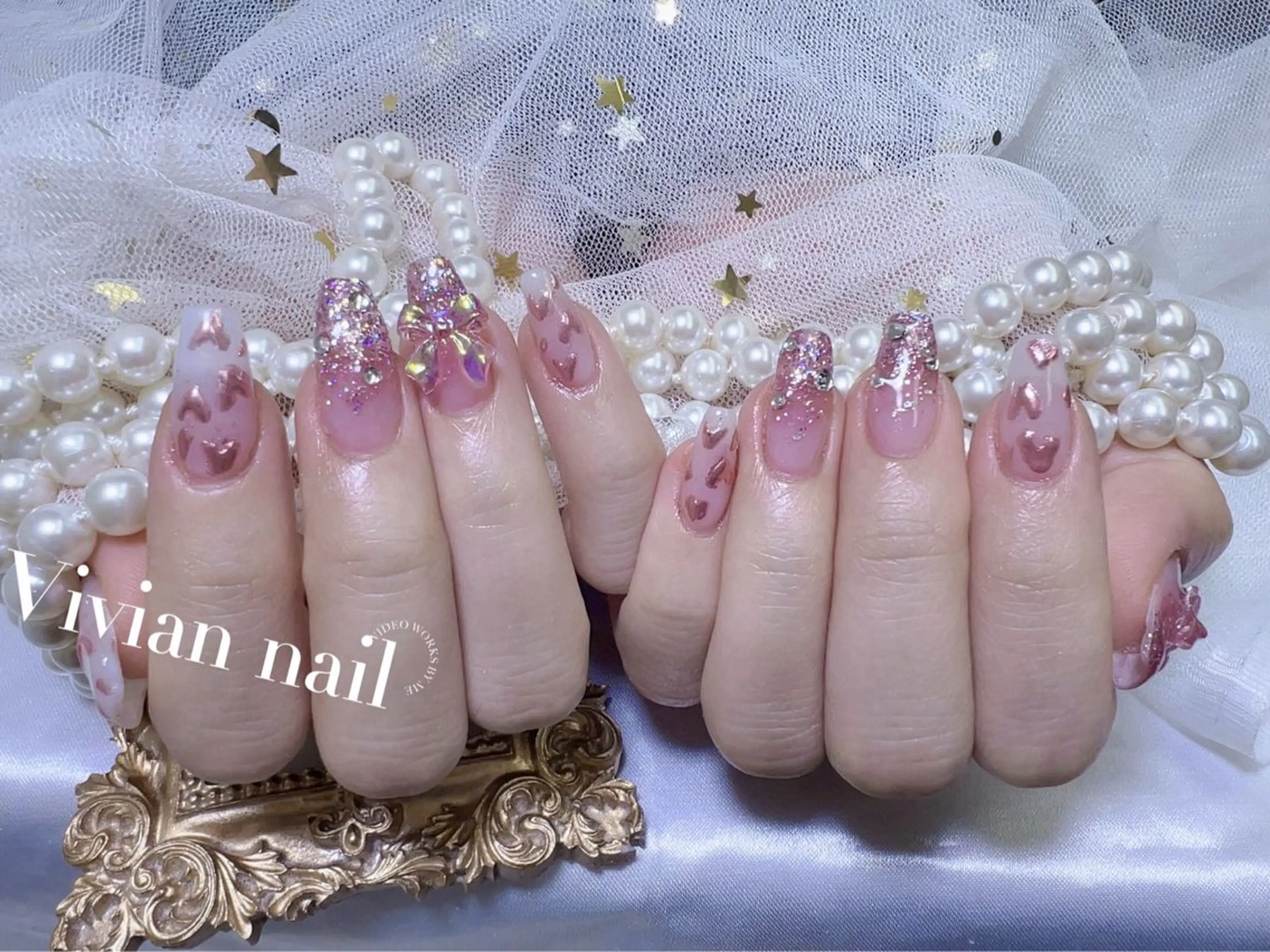 ネイル ハンドネイル VIVIAN リサのネイルデザイン