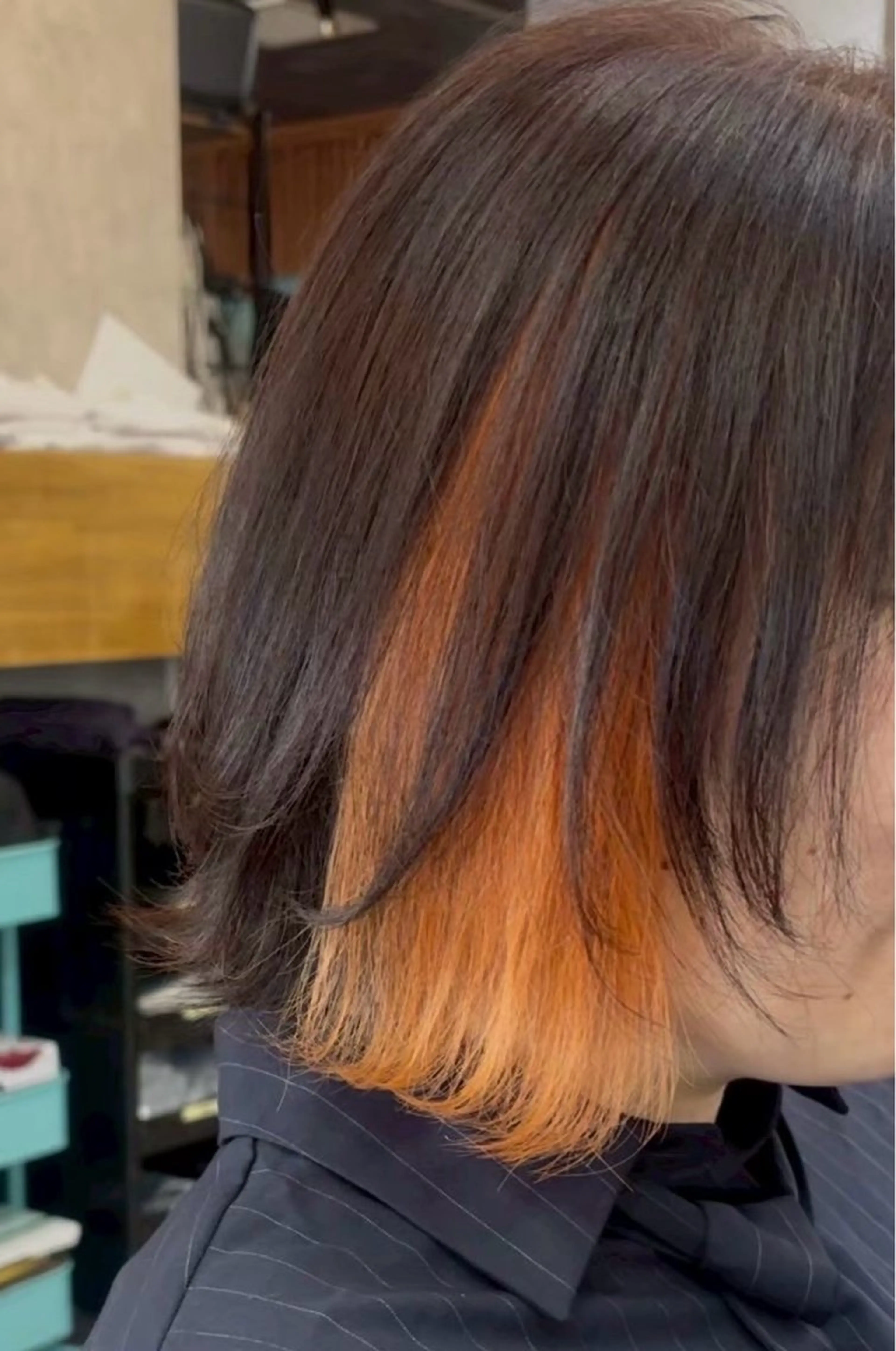 【ケアブリーチ込】イヤリングカラー+バイカルテトリートメントの写真