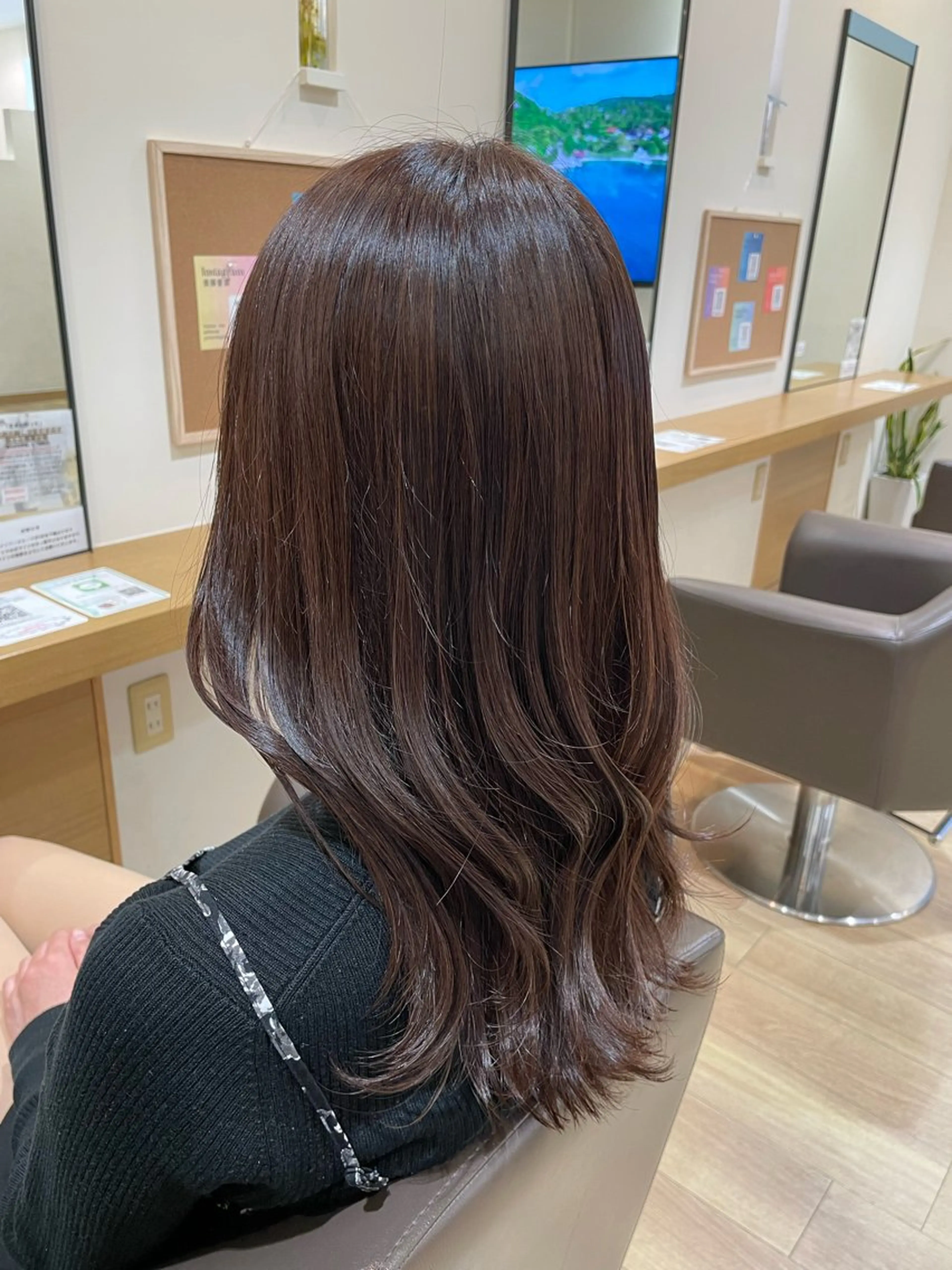 セミロング カラー 韓国レイヤー🎀/ 顔周り特化🎀/豊田のヘアスタイル