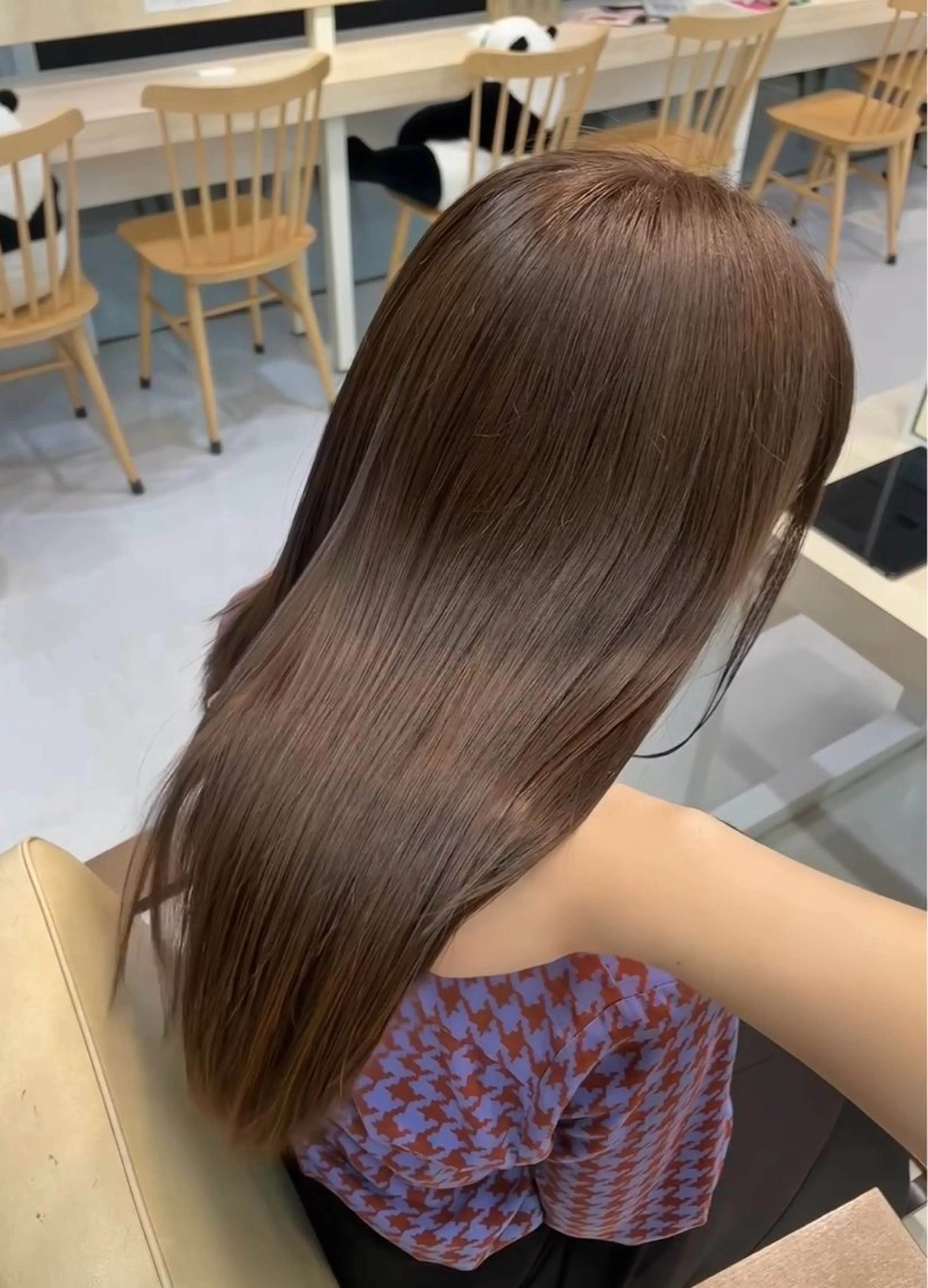 ロング カット ヘアカラー トリートメント かずや🍀/髪質改善 /艶髪カラー/眉毛のヘアスタイル