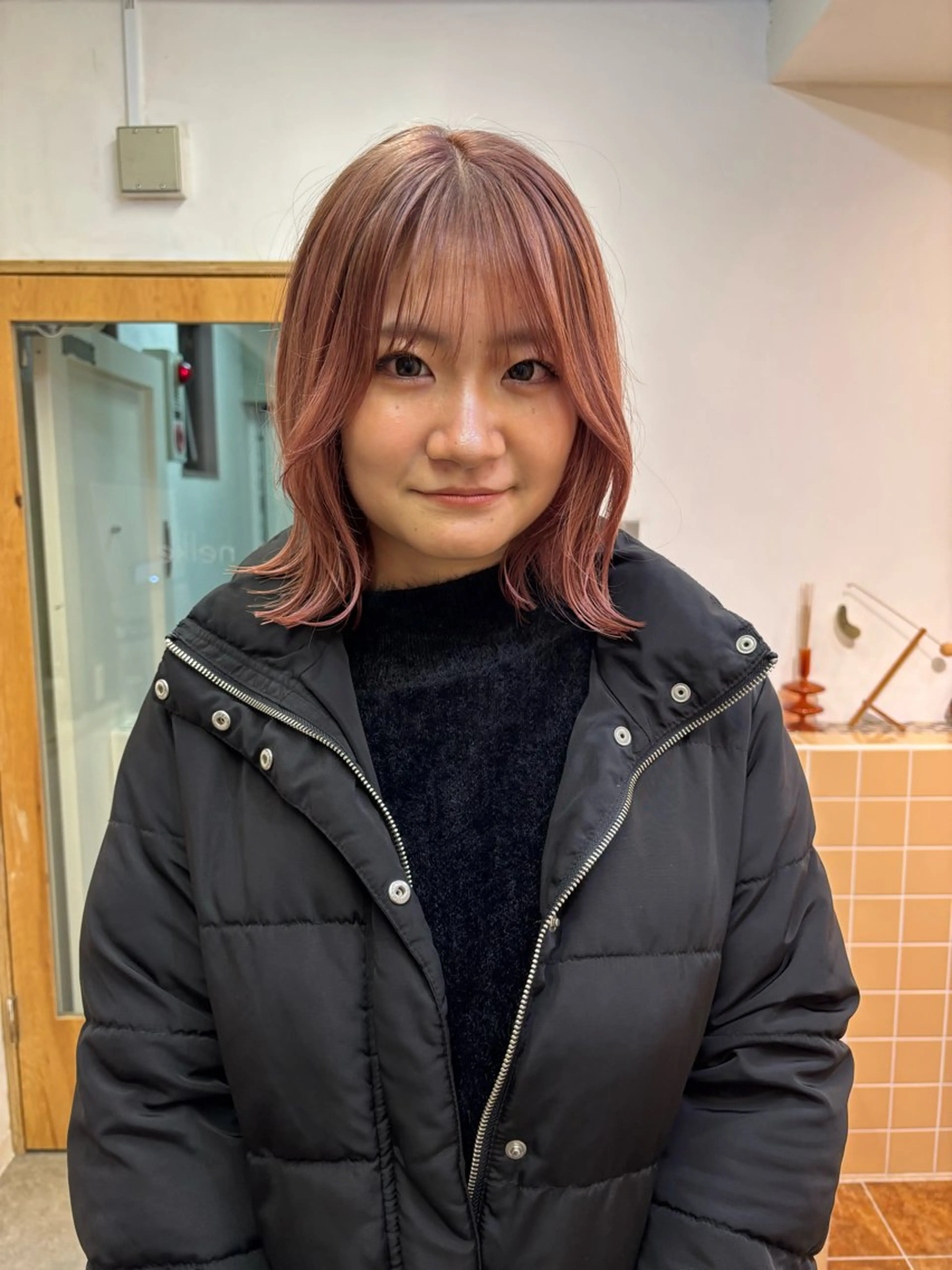 ミディアム カラー ヘアカラー sakura🌸 レイヤー/韓国ヘアのヘアスタイル