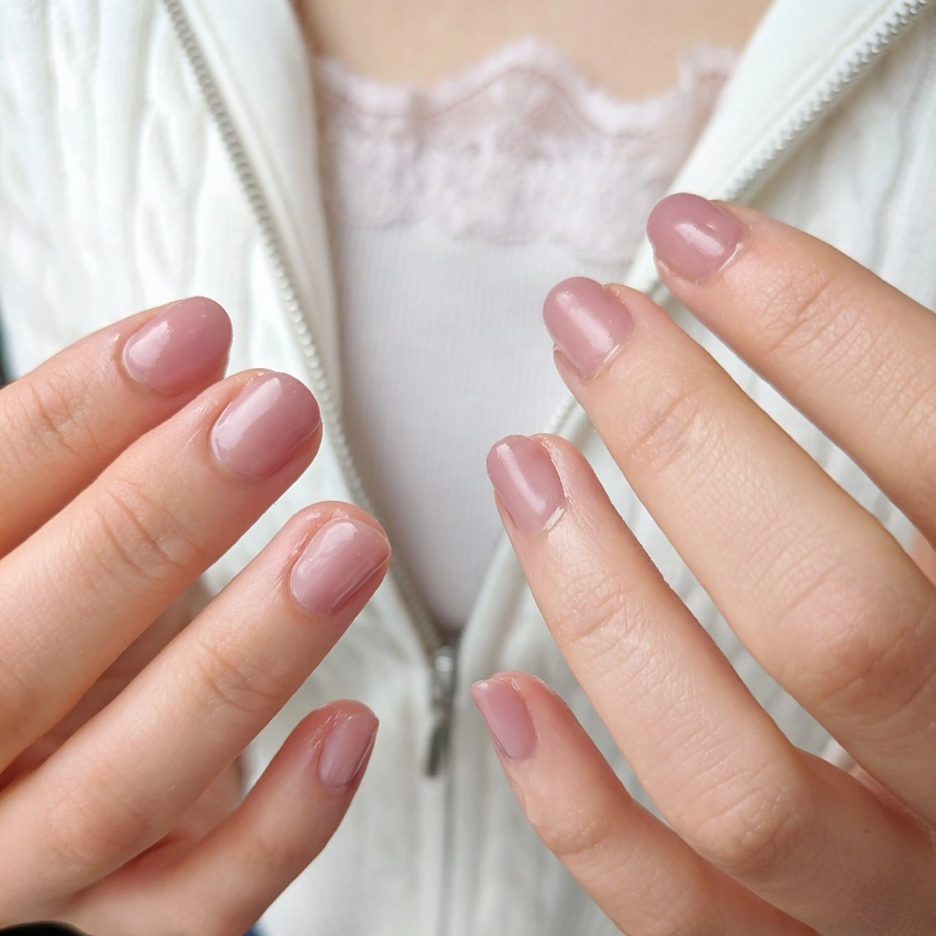 ネイル ワンカラーネイル ピンク ハンドネイル jolie  ISIHARAのネイルデザイン