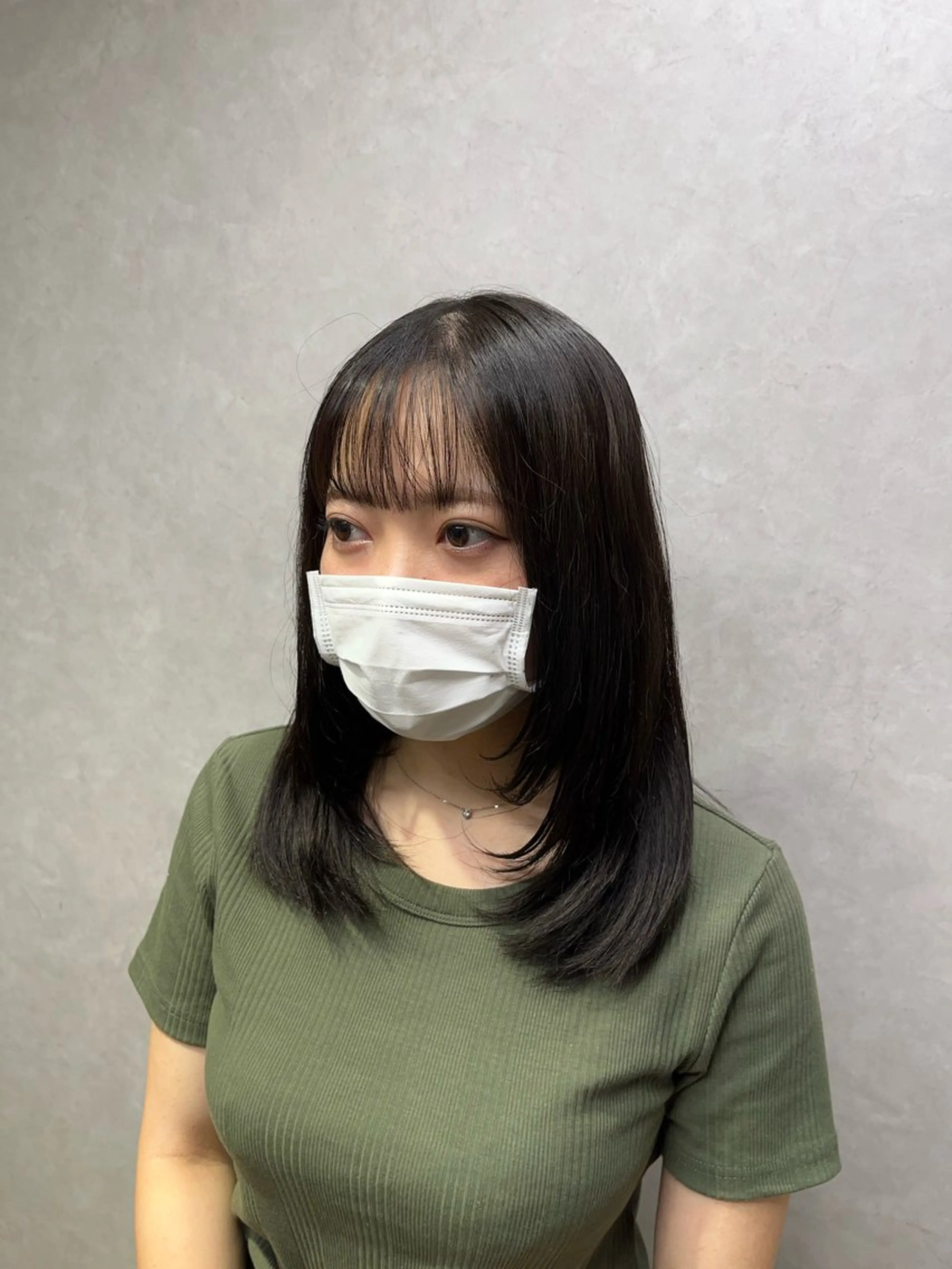 ロング カット ヘッドスパ ヘアセット 👑毛流れ、艶髪◉ 縮毛矯正錦糸町ヒガシのヘアスタイル