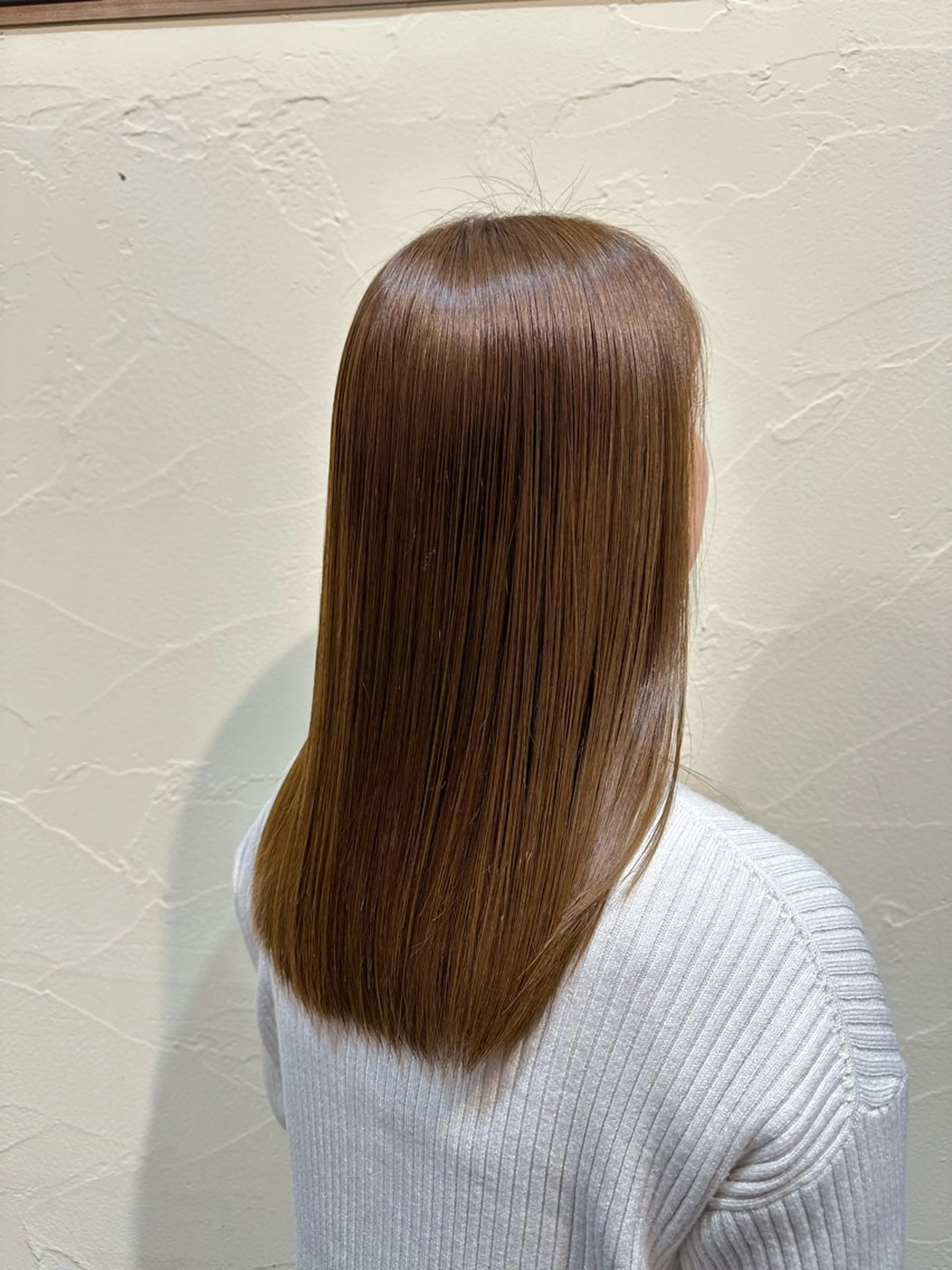 セミロング カラー ブラウンカラー I-FLAT 松本大輝のヘアスタイル