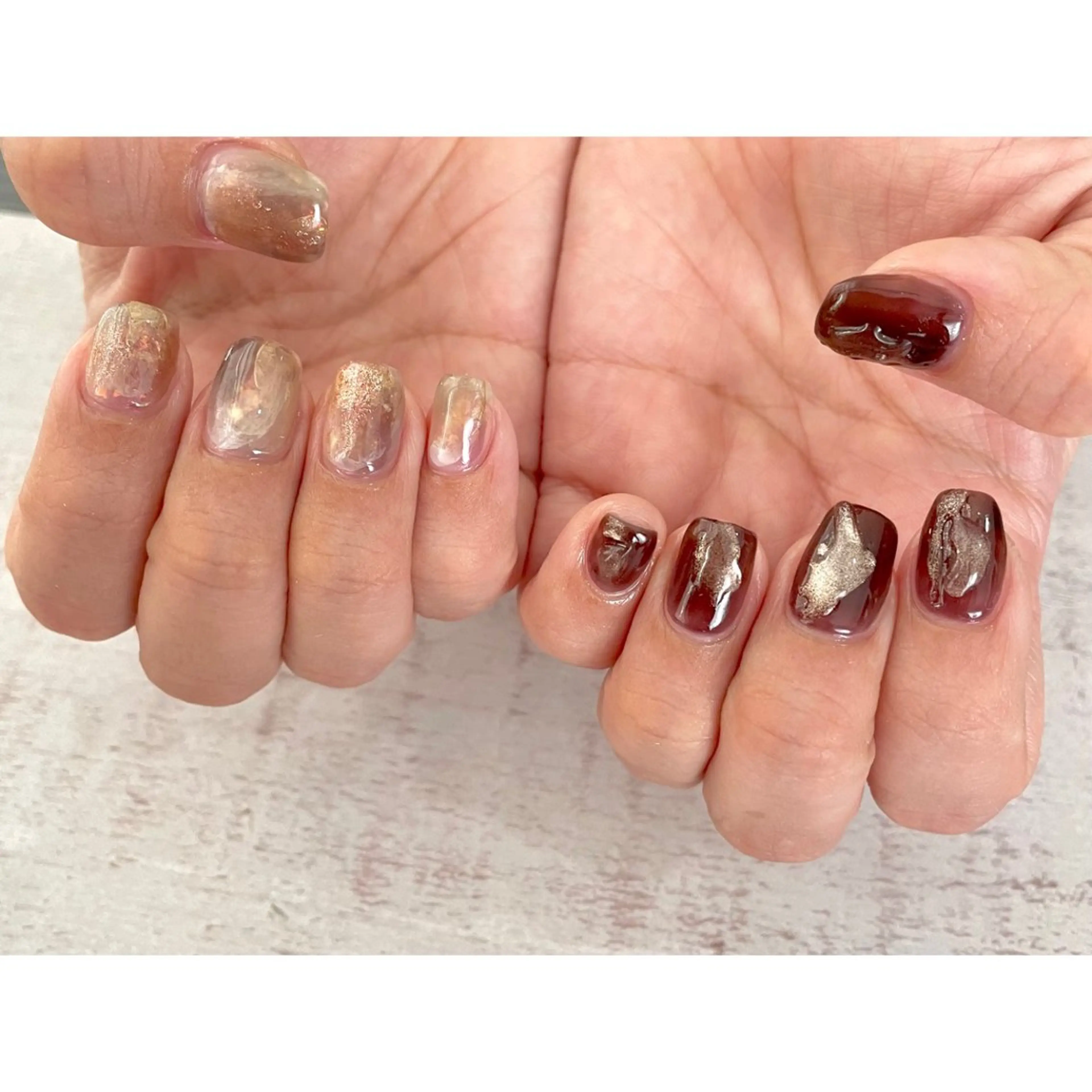 ネイル 𖡼 yumenoのネイルデザイン