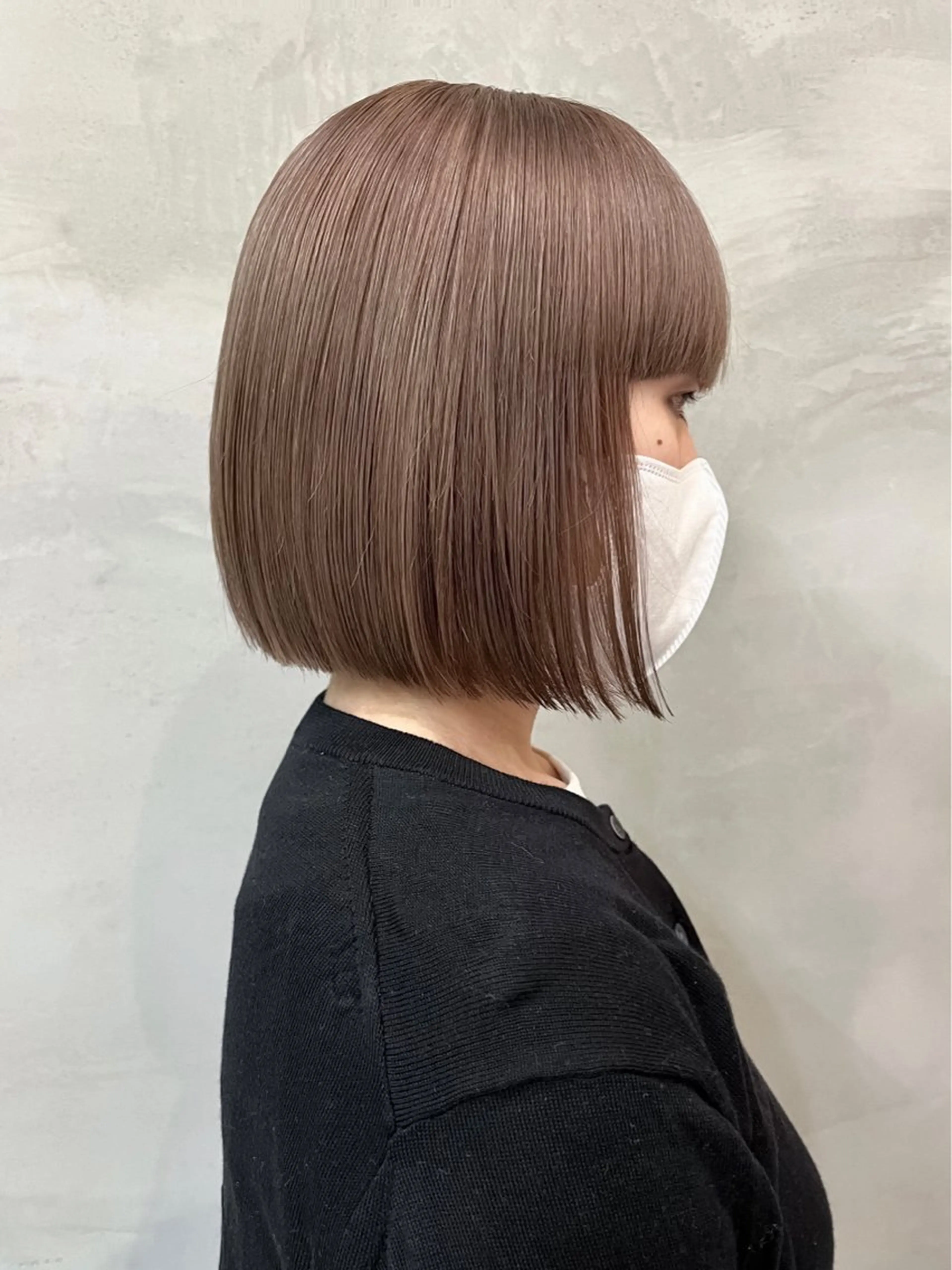 ミディアム カラー ベージュカラー シルバー シルバーベージュ カット ヘアカラー トリートメント 🫧透明感カラー🫧 OIKAWAのヘアスタイル