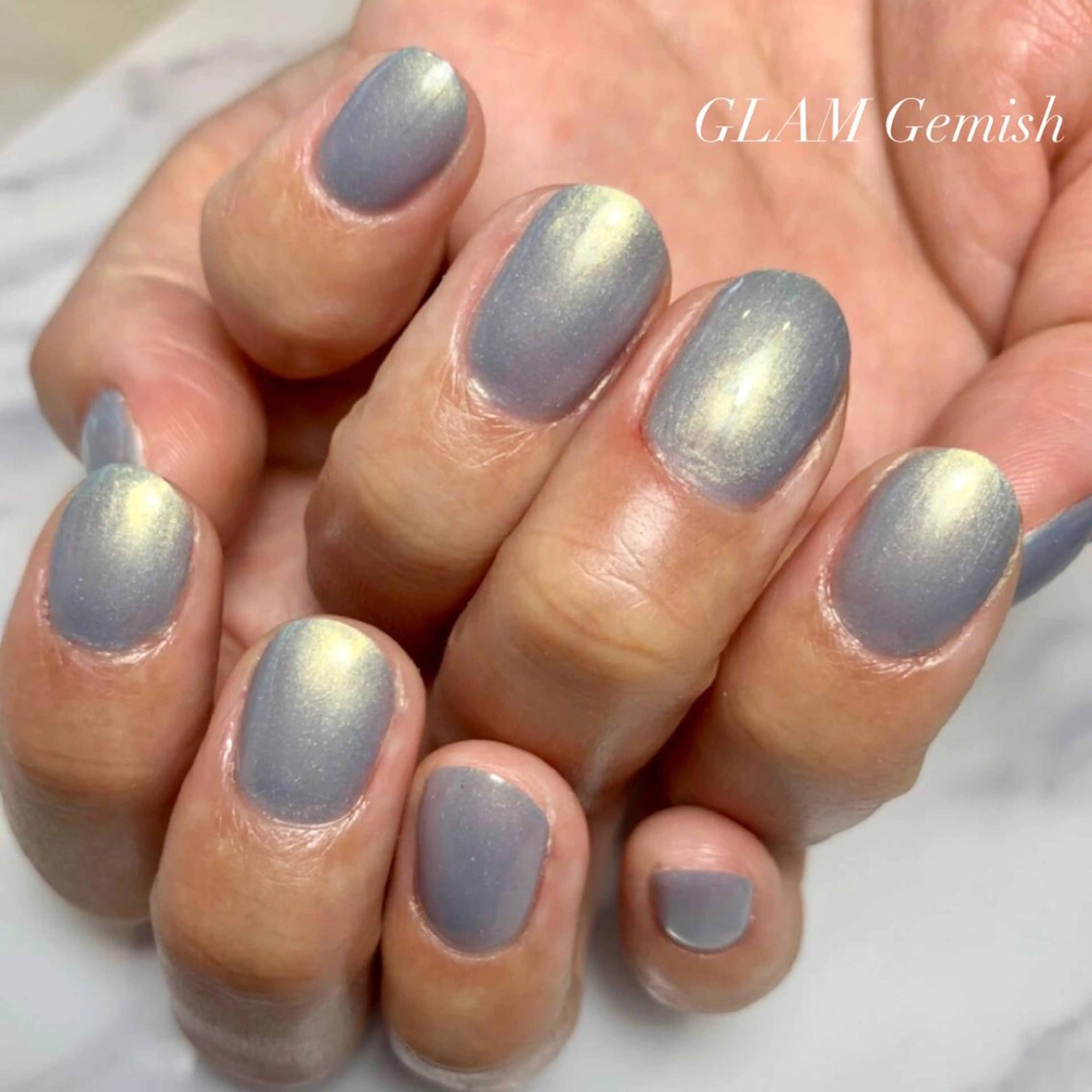 ネイル ラメ(グリッター) ハンドネイル 藤崎 恵梨香のネイルデザイン