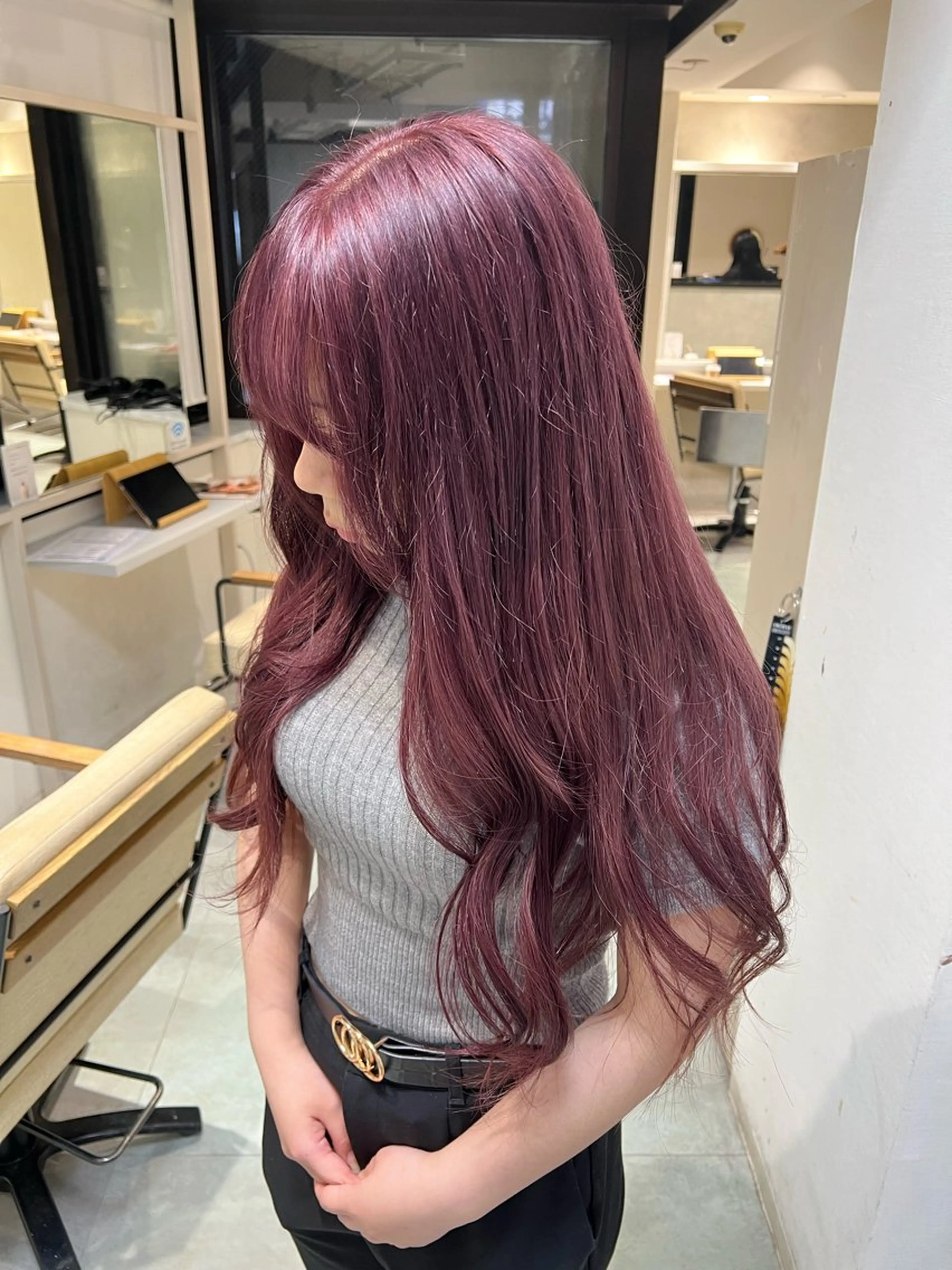 カラー ayaka🫧 梅田ダブルカラーのヘアスタイル