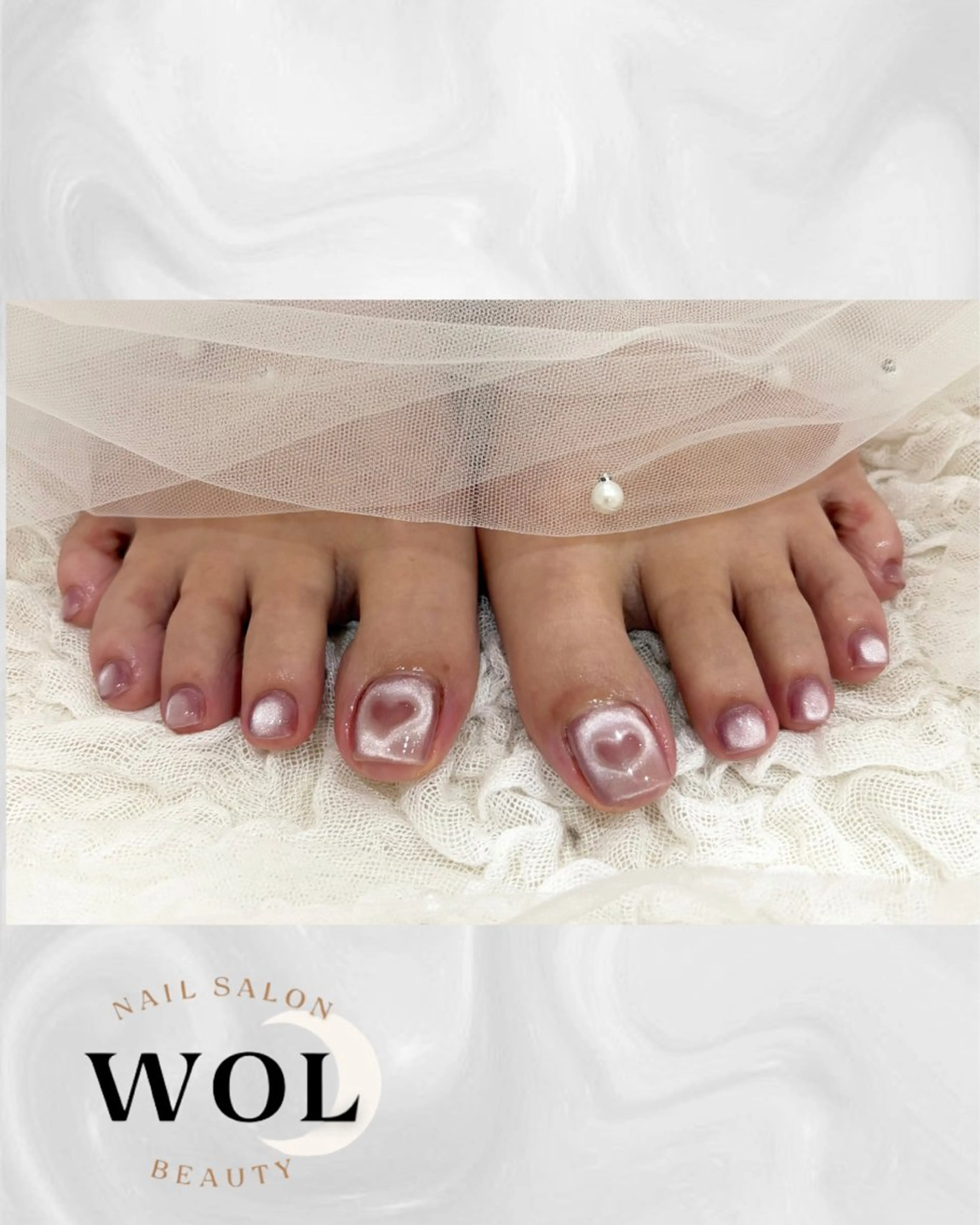 ネイル フットネイル nailsalon🌙WOL所属・WOL🌙 momokoのネイルデザイン