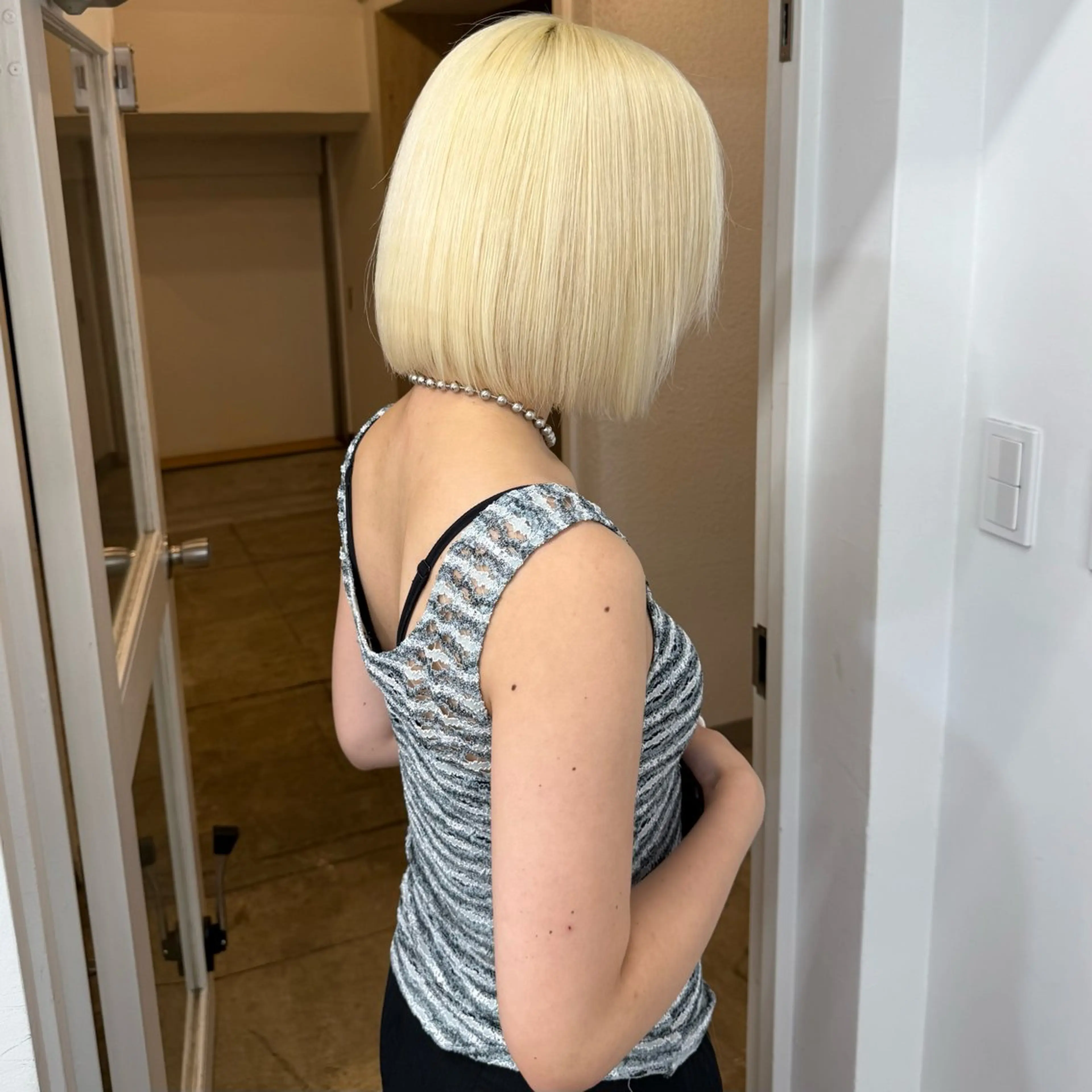 ミディアム ヘアカラー 艶ハイトーン/ 颯一朗のヘアスタイル