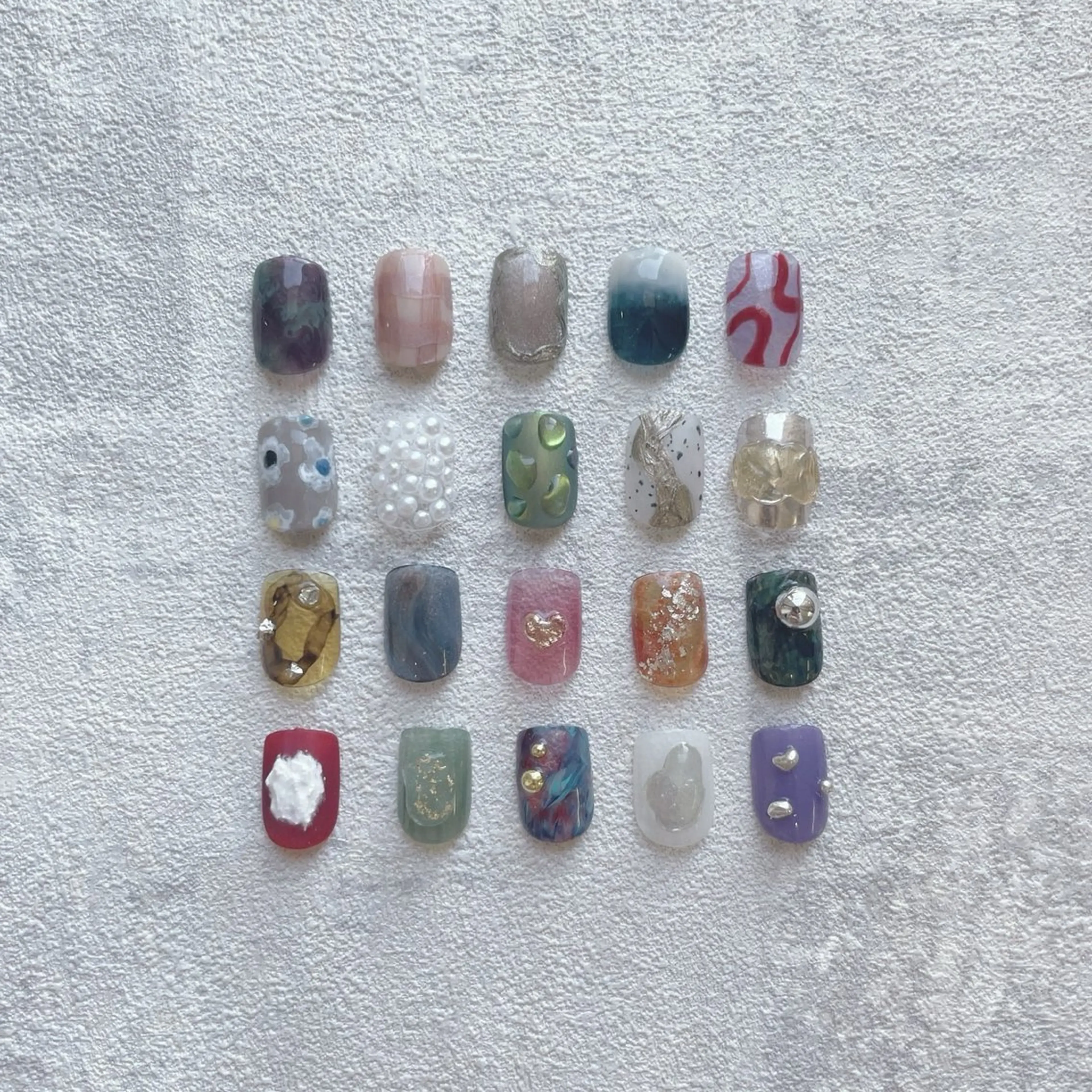 【Hand】New!!サンプルの中からお好きなアート5本🧃ニュアンスコース⛓️☁️の写真