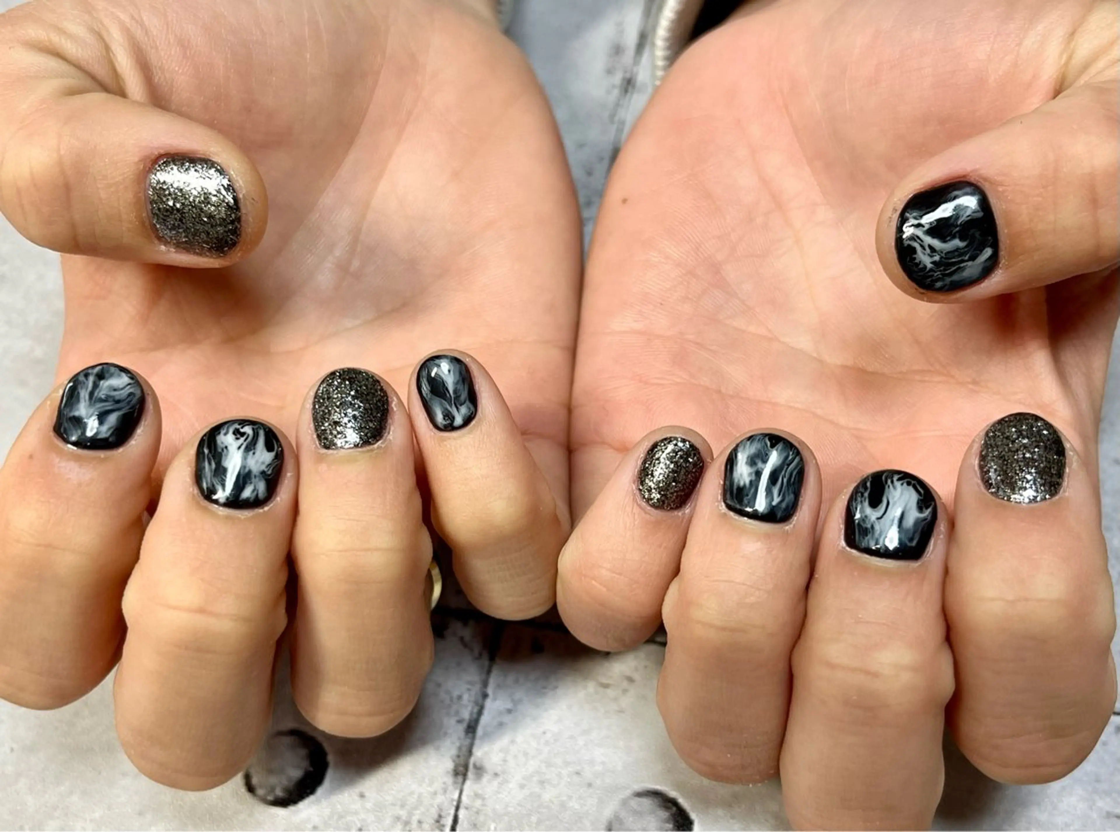 ネイル メンズネイル ハンドネイル まり りぃ〜んのネイルデザイン