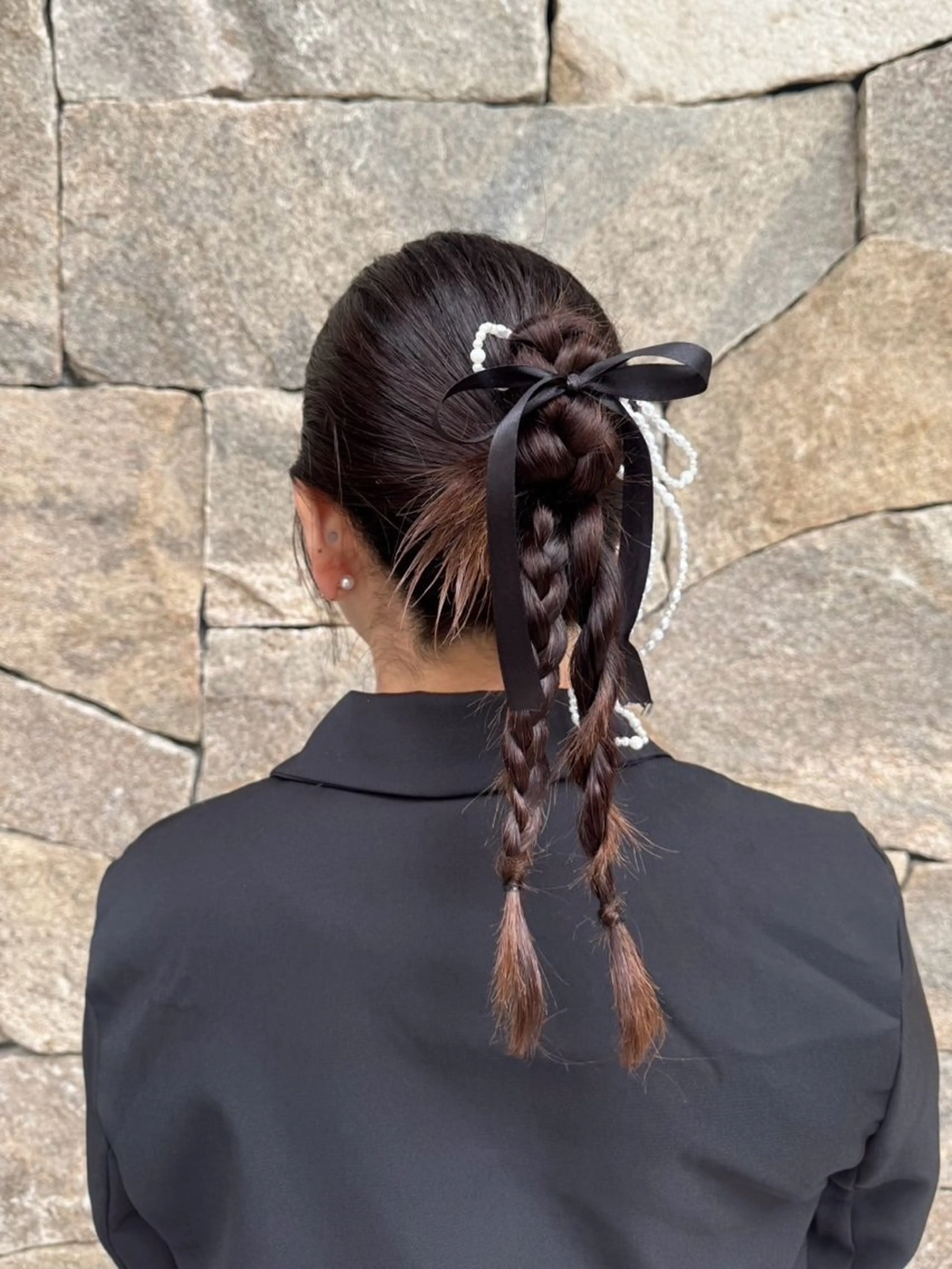 ヘアアレンジ ヘアセット 韓国ヘア/顔周り ヘアセット/加藤優里のヘアスタイル