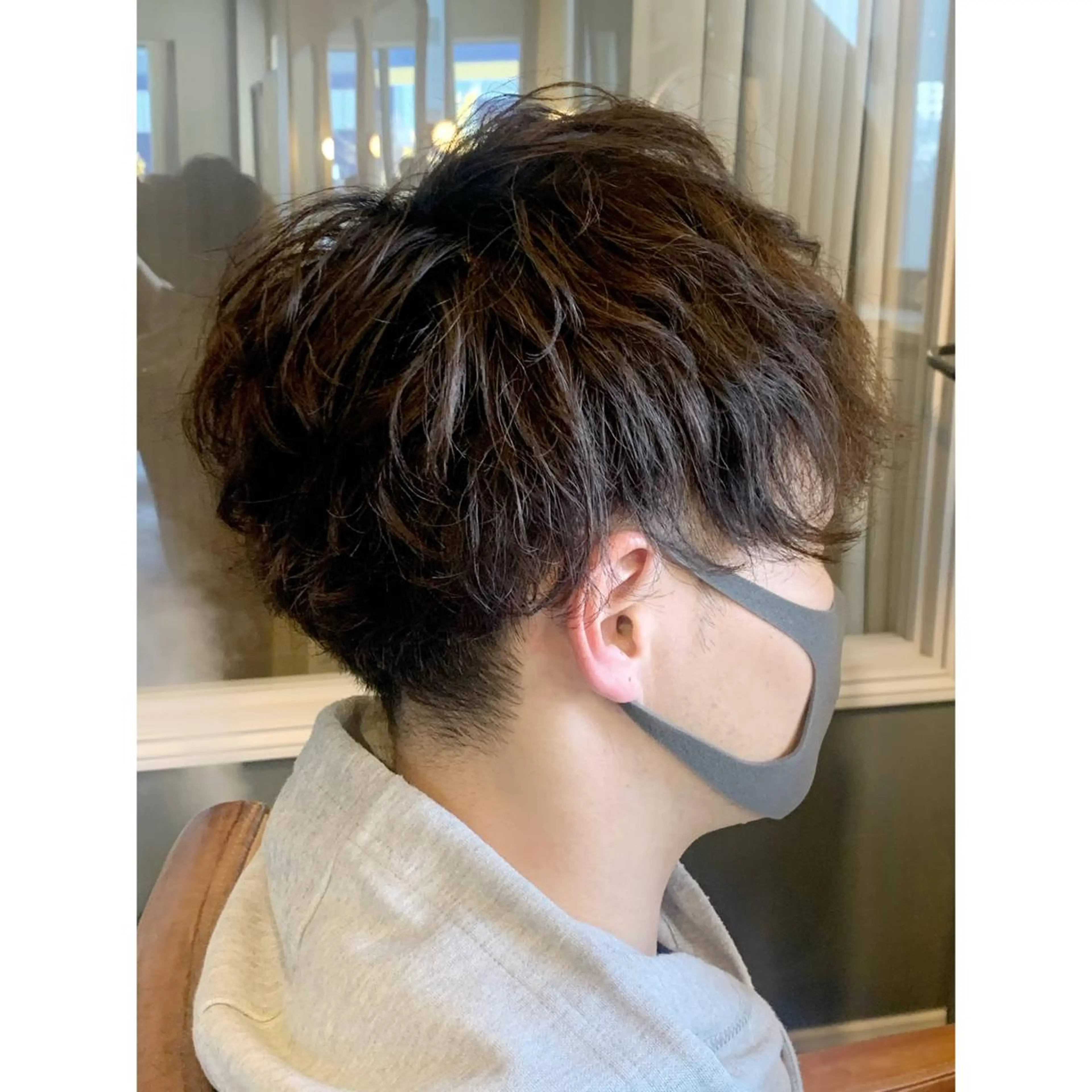 パーマ メンズ メンズパーマ メンズスパイラルパーマ スパイラルパーマ 佐藤 美紅のヘアスタイル