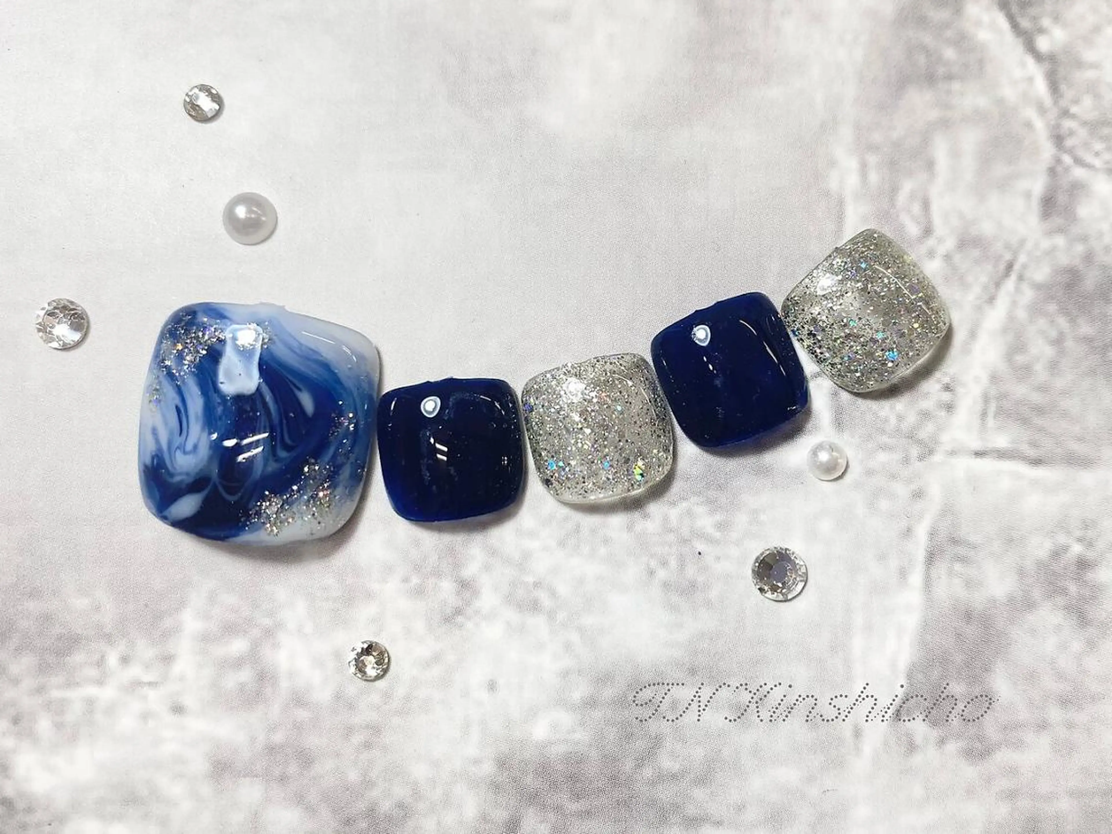 ネイル アートネイル 長さ出し ジェルネイル ハードジェル スカルプネイル 林 菜月のネイルデザイン