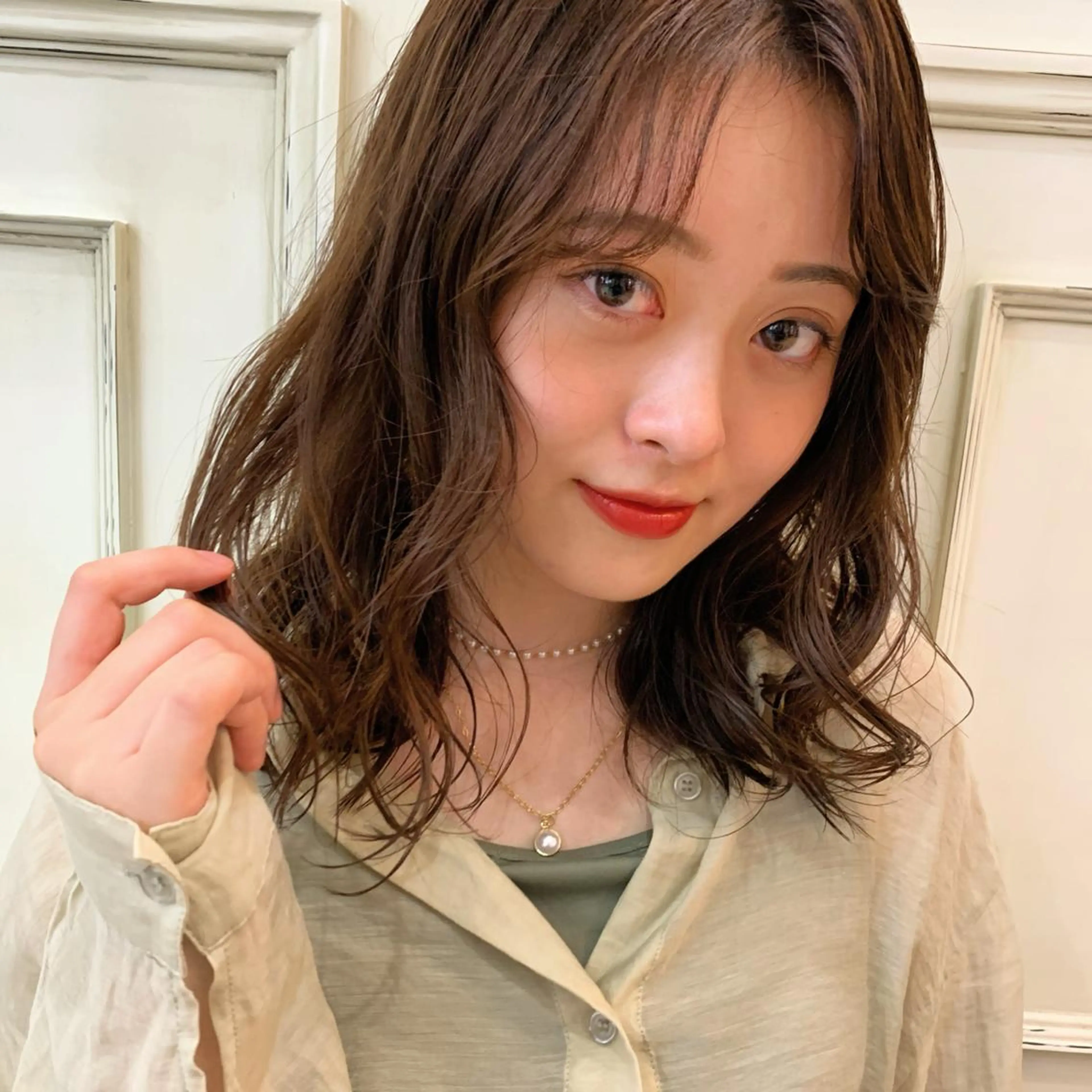 【人気No.1】カット+イルミナカラー+ Aujua5ステップトリートメント🌹の写真