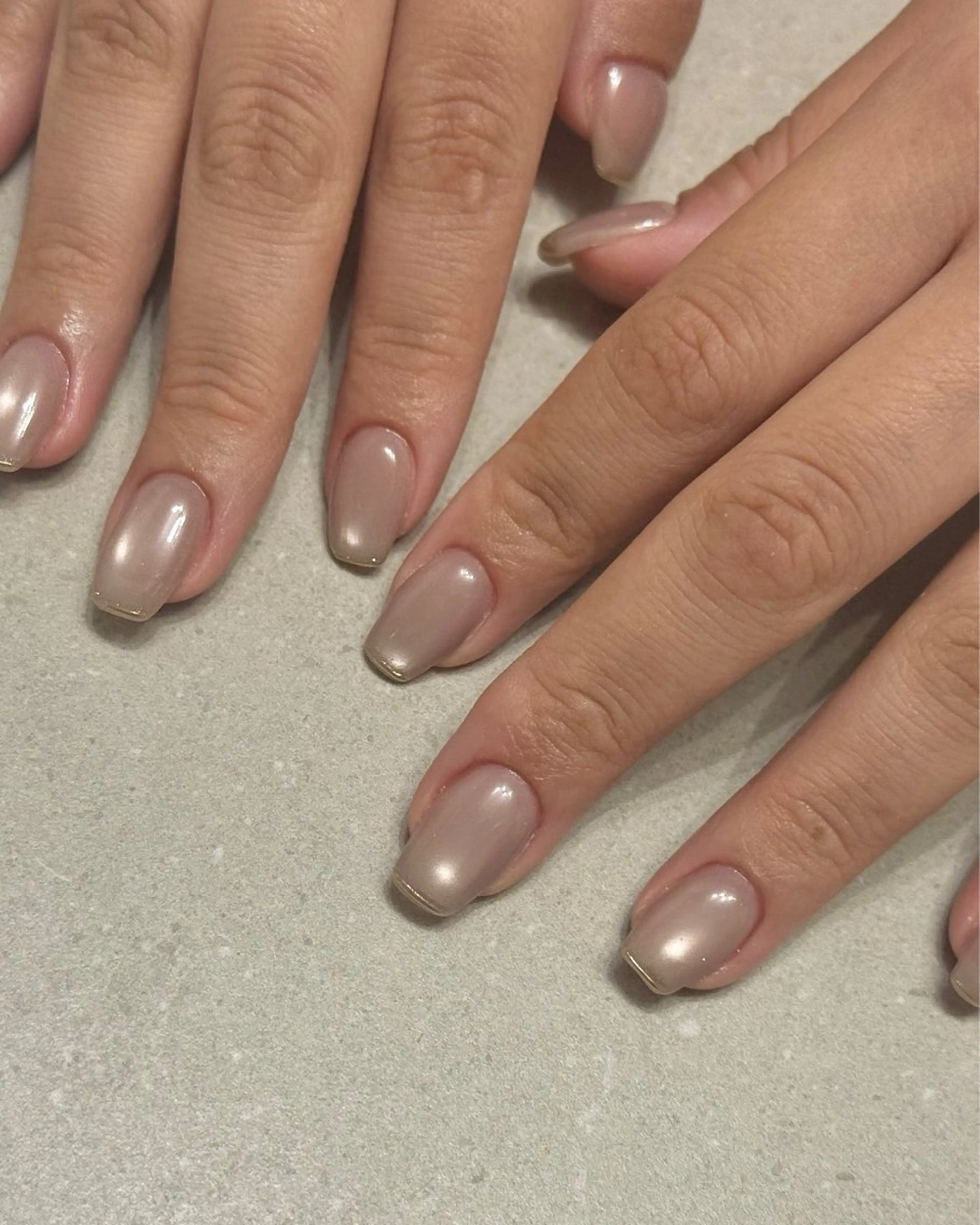 ネイル ジェルネイル 韓国ネイル ミラーネイル 持ち込み ニュアンスネイル ハンドネイル フットネイル ニュアンスネイル 💅🏻yuuiのネイルデザイン