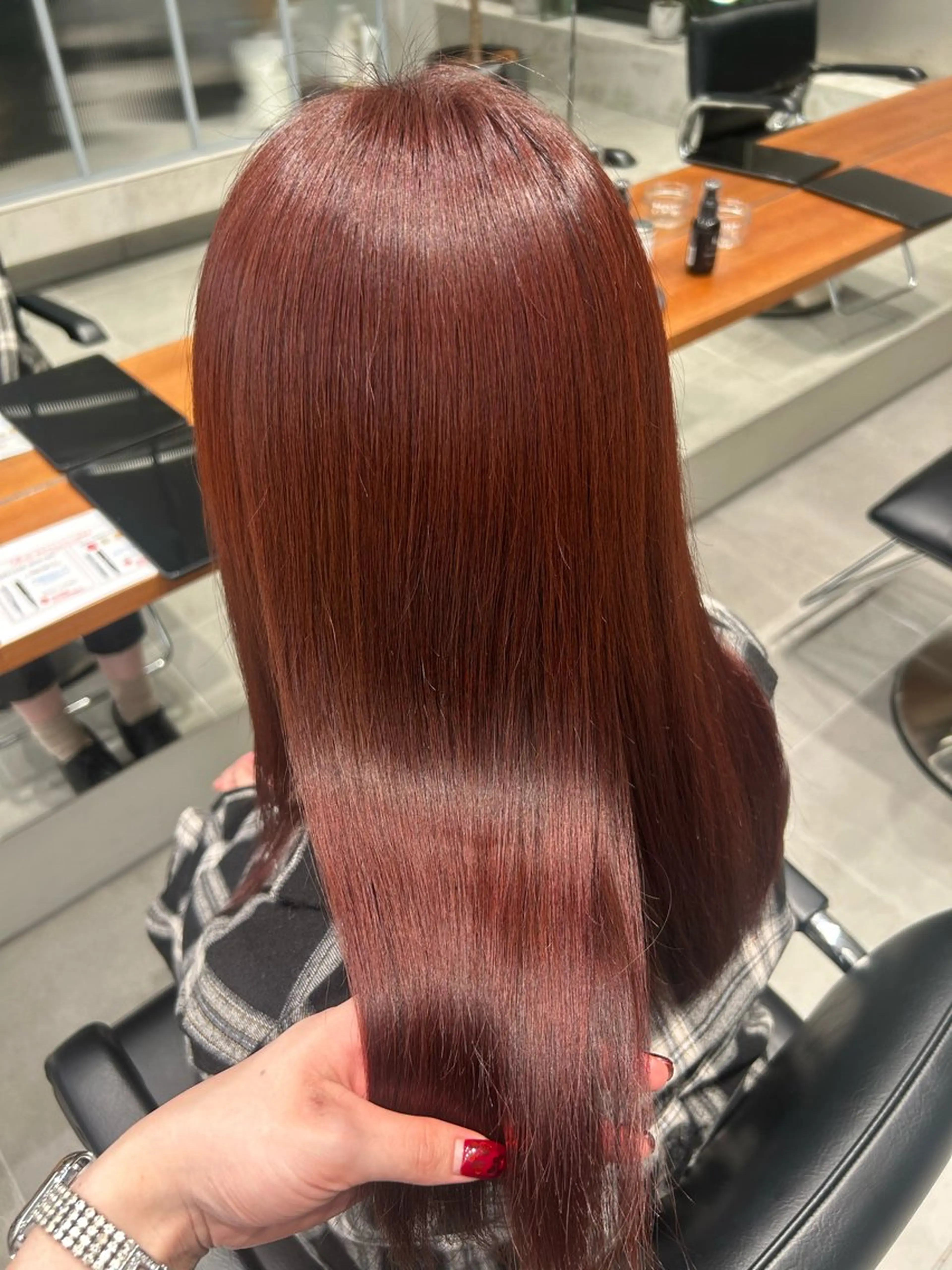 ロング カラー 透明感ハイトーン/ まつ毛パーマ/セイナのマツエク・マツパデザイン