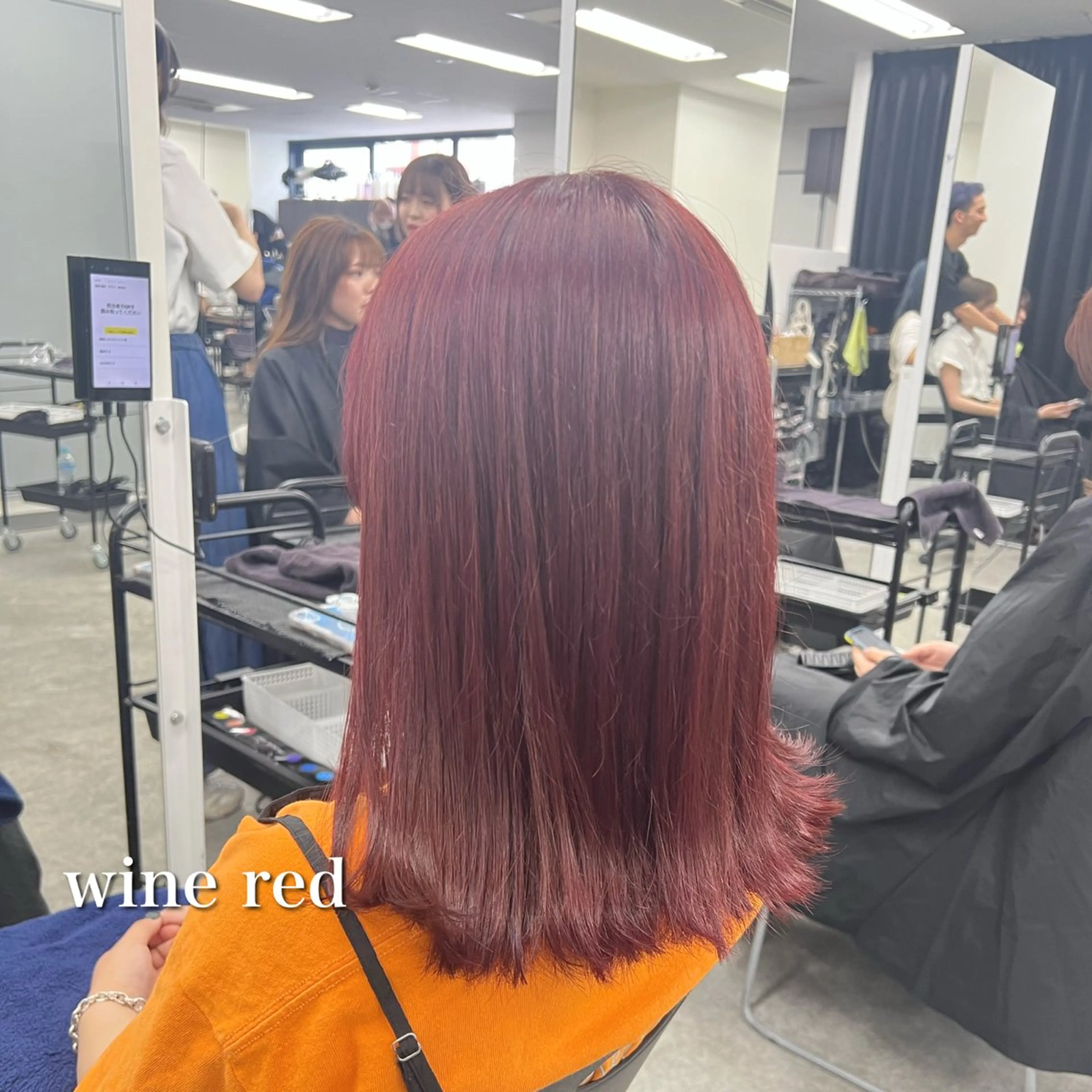 セミロング カラー ヘアカラー トリートメント ヘッドスパ ヘアセット ブリーチなし透明感 💗RYOTAのヘアスタイル