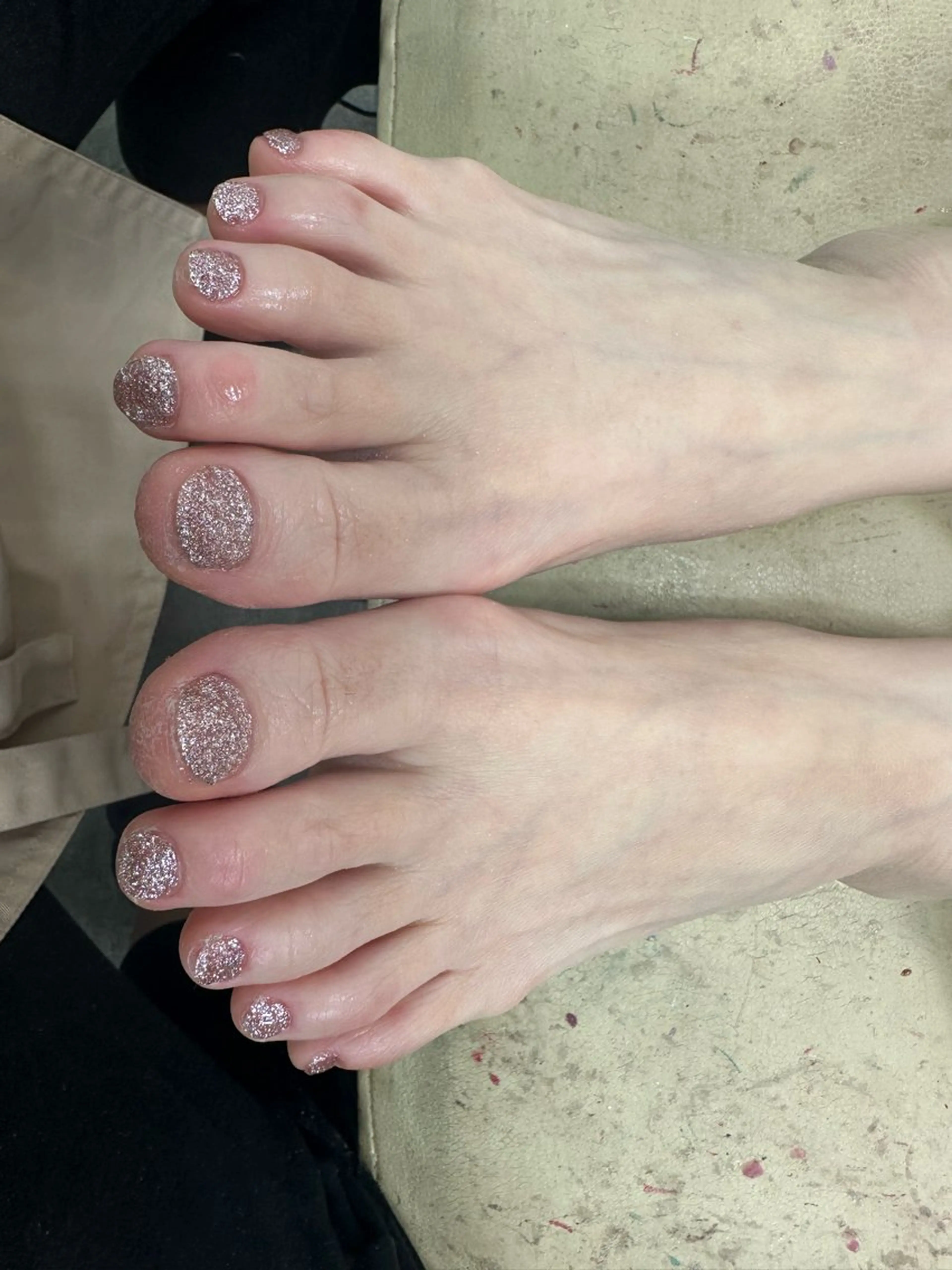 ネイル フットネイル ワンカラーネイル Eyelash＆nail Buena 高円寺店所属・【Jr.ネイリスト】 💜serina💜のネイルデザイン