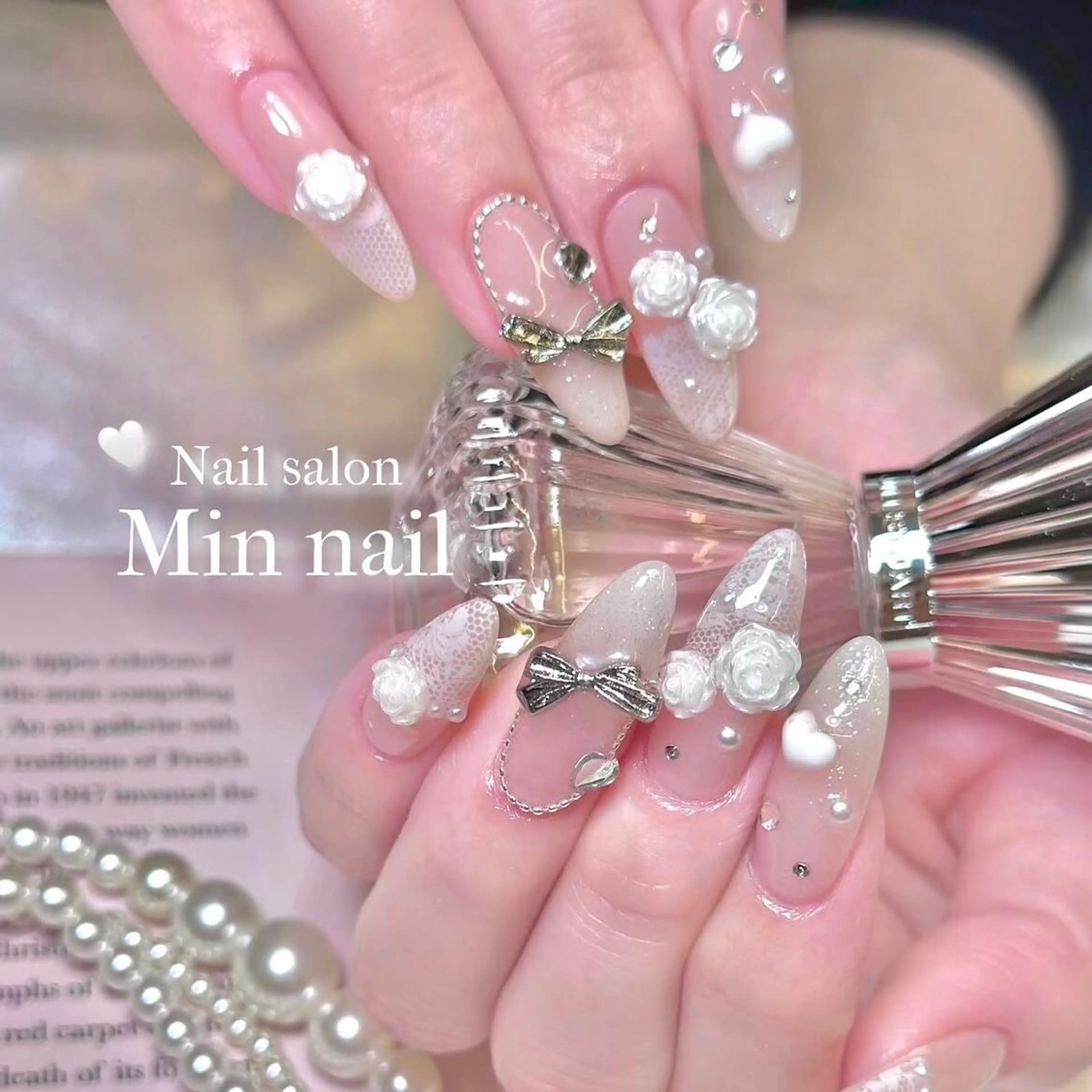 ネイル グラデーション ラメ(グリッター) マグネットネイル ミラーネイル ニュアンスネイル ハンドネイル Lumi de nails所属・Lumi de nailsのネイルデザイン