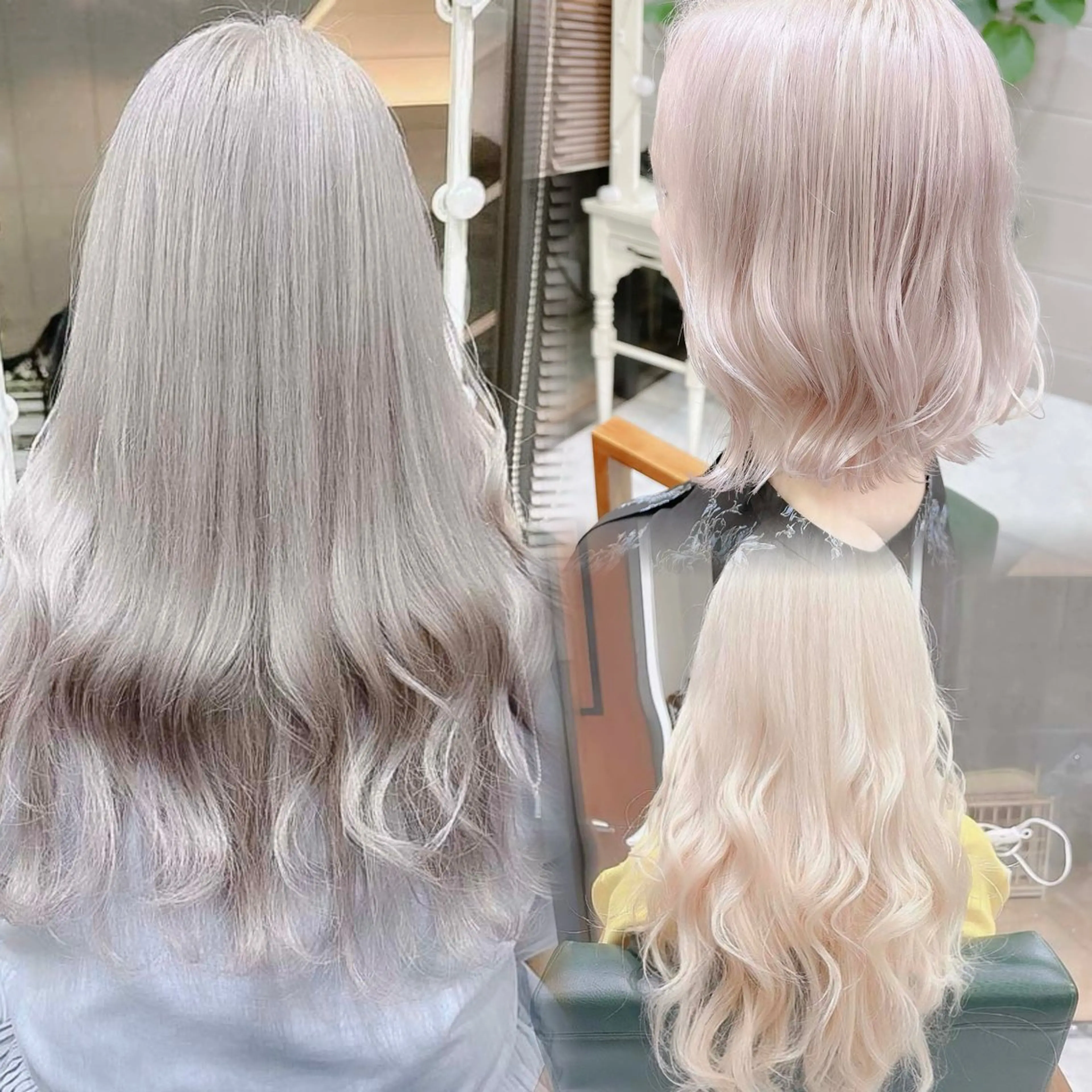 🌟圧倒的透明🌟ブリーチ3回+カラー+うる艶トリートメントの写真