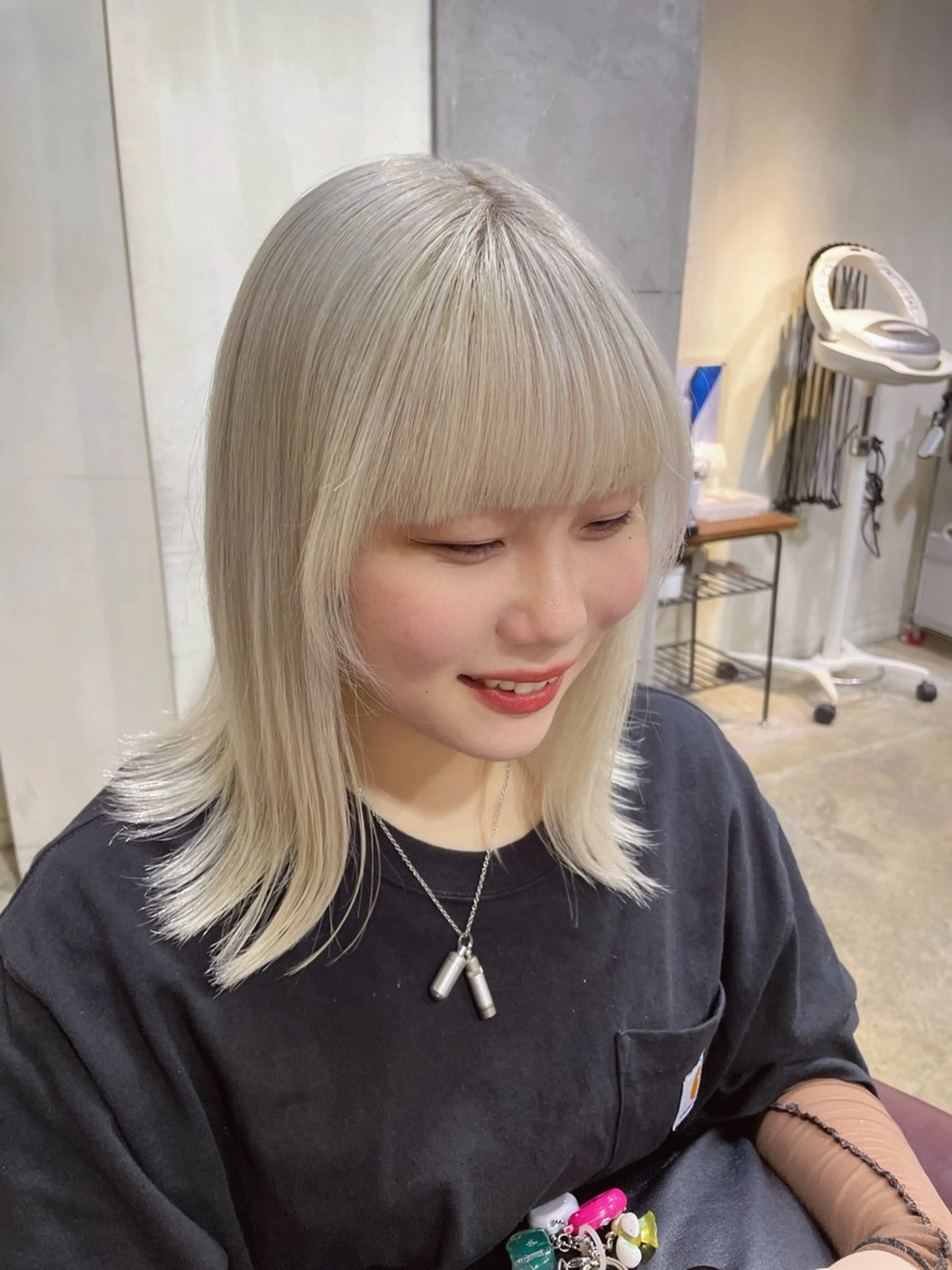 ミディアム ゆい .🎀のヘアスタイル