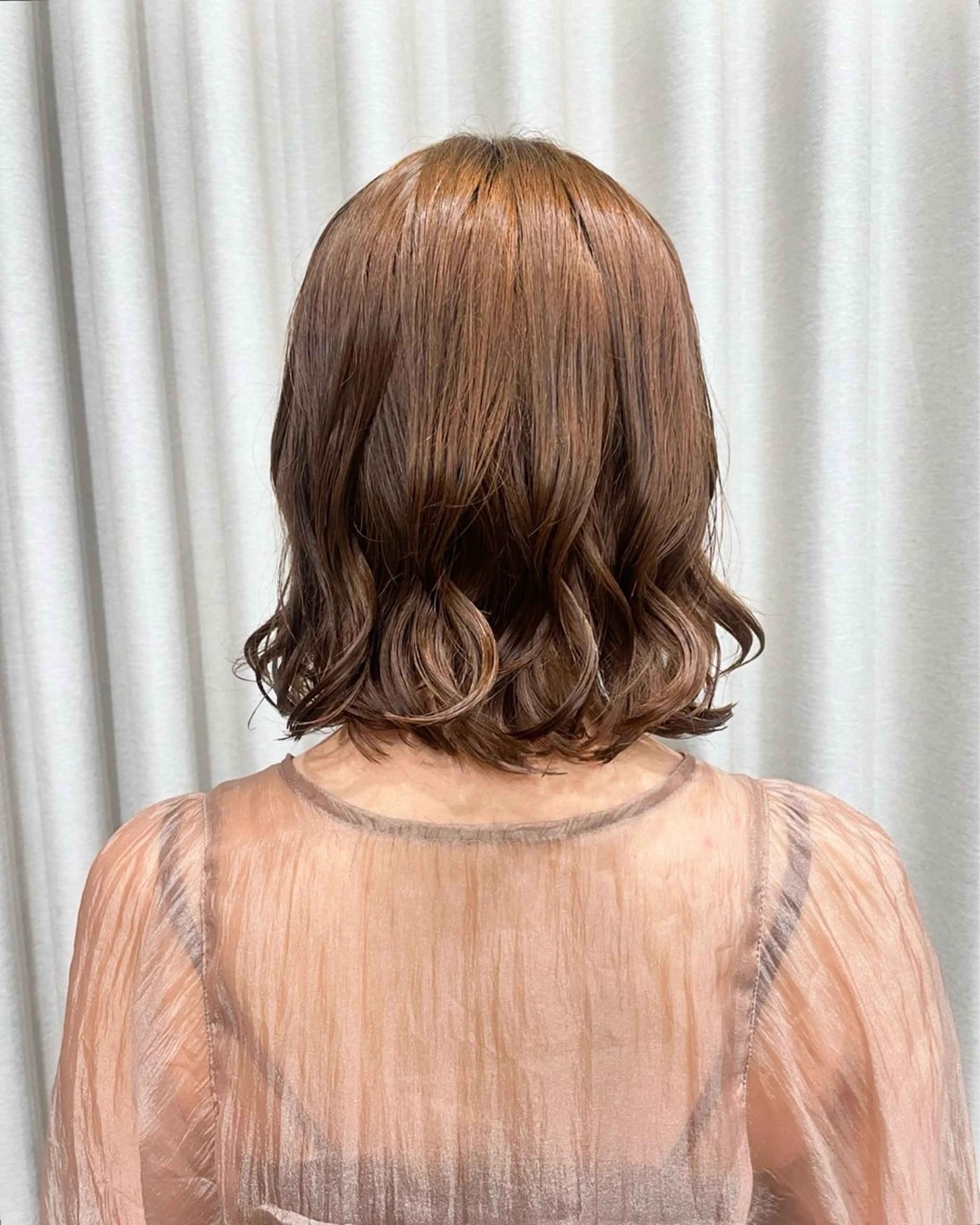 ショート パーマ パーマ ボブ×コテ巻き風 パーマ/aoba🩵のヘアスタイル