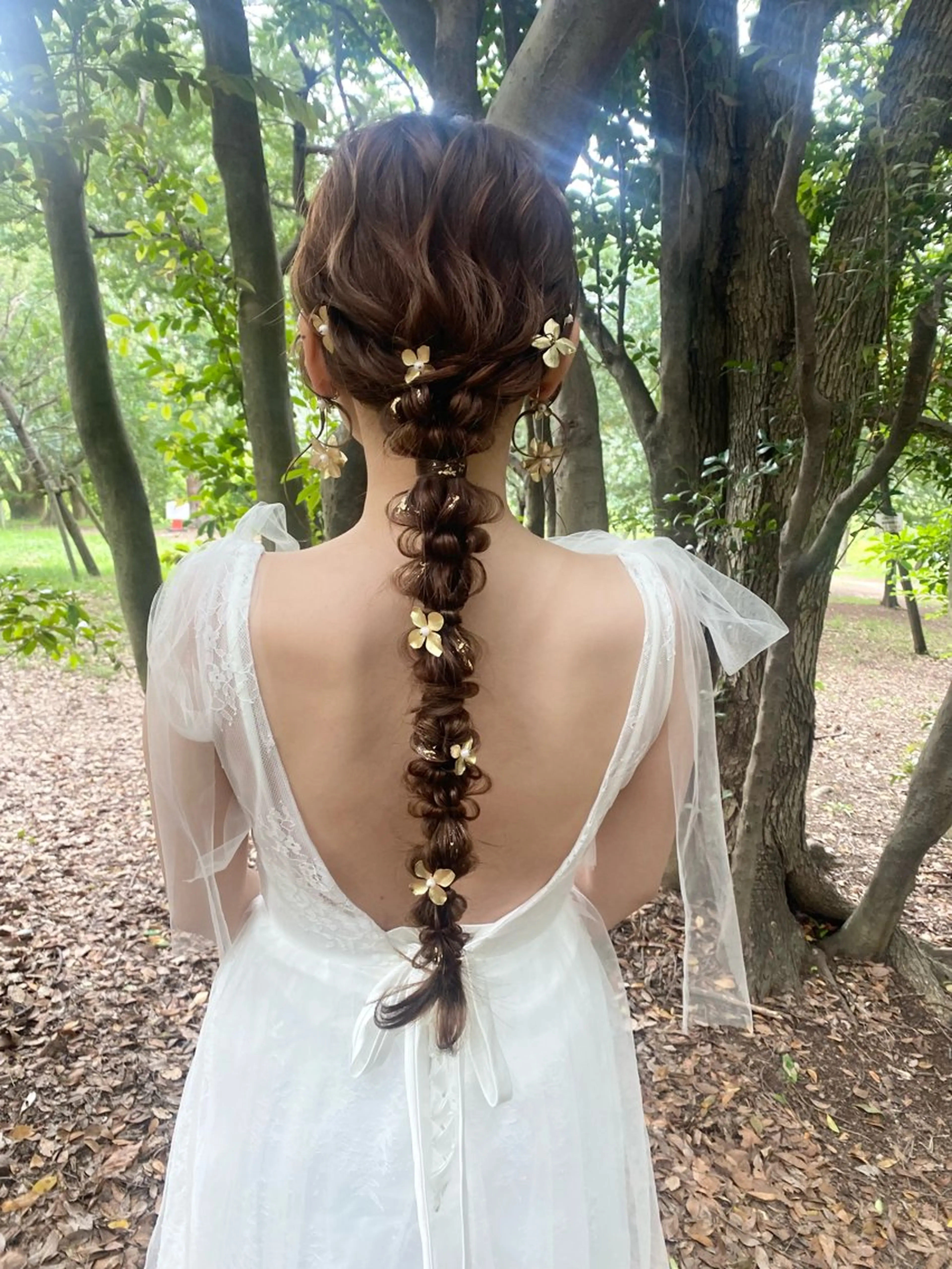 ロング ヘアアレンジ 結婚式・ブライダル 岩田 /ヘアアレンジのヘアスタイル