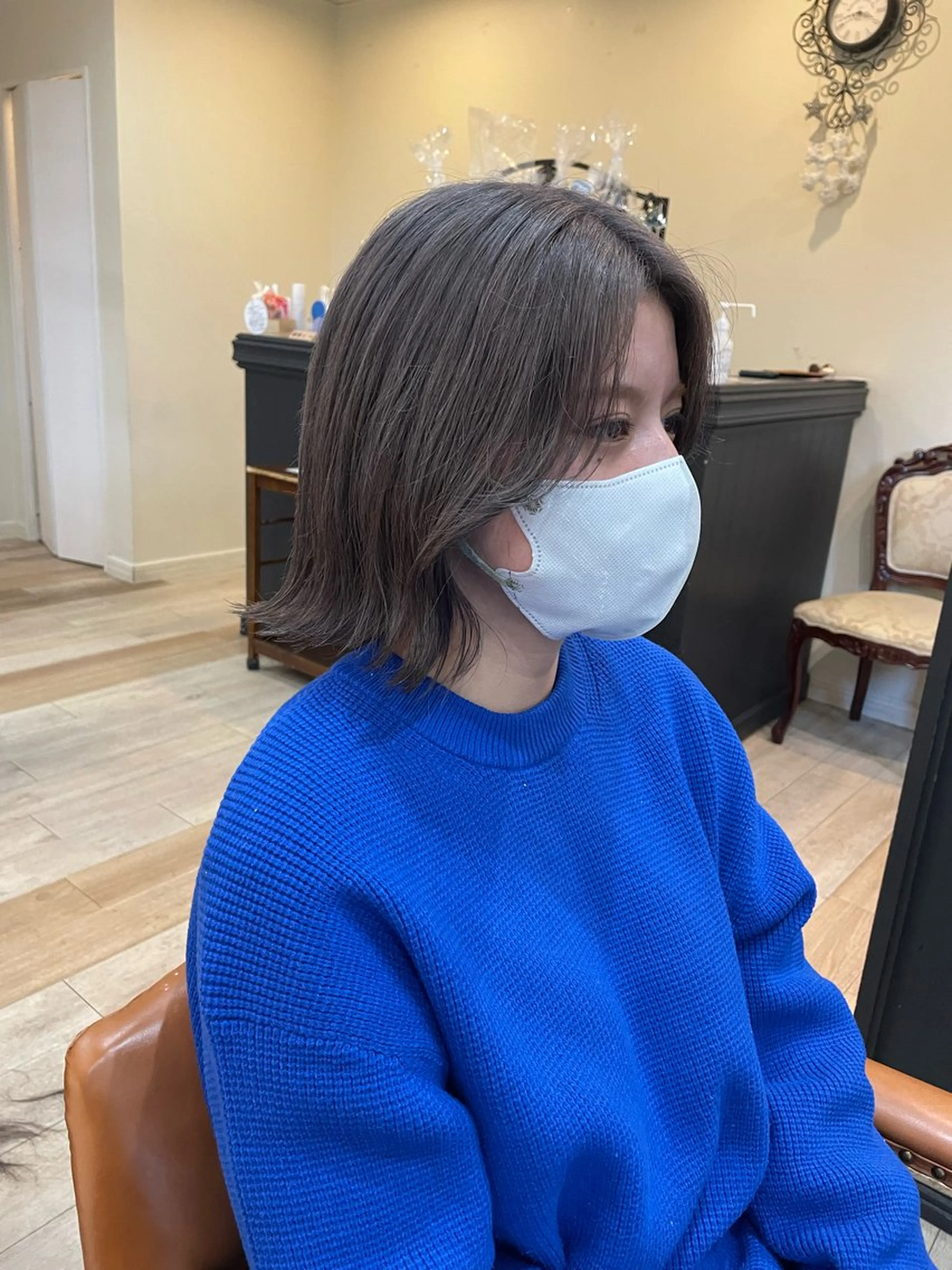 ミディアム 亀川蓮 Agu hairのヘアスタイル