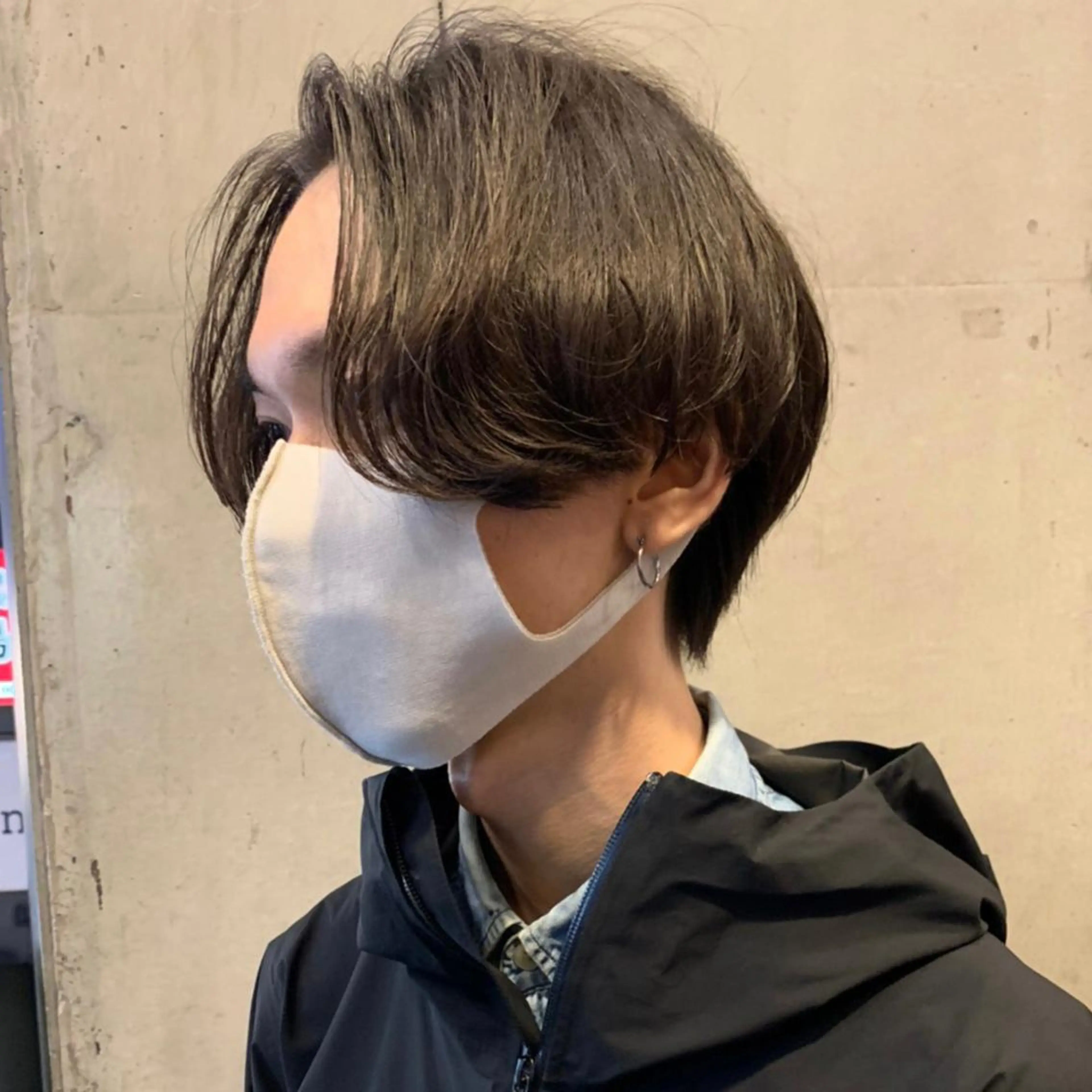 パーマ メンズ 酸性ストレート・ メンズ  三原 楊子のヘアスタイル