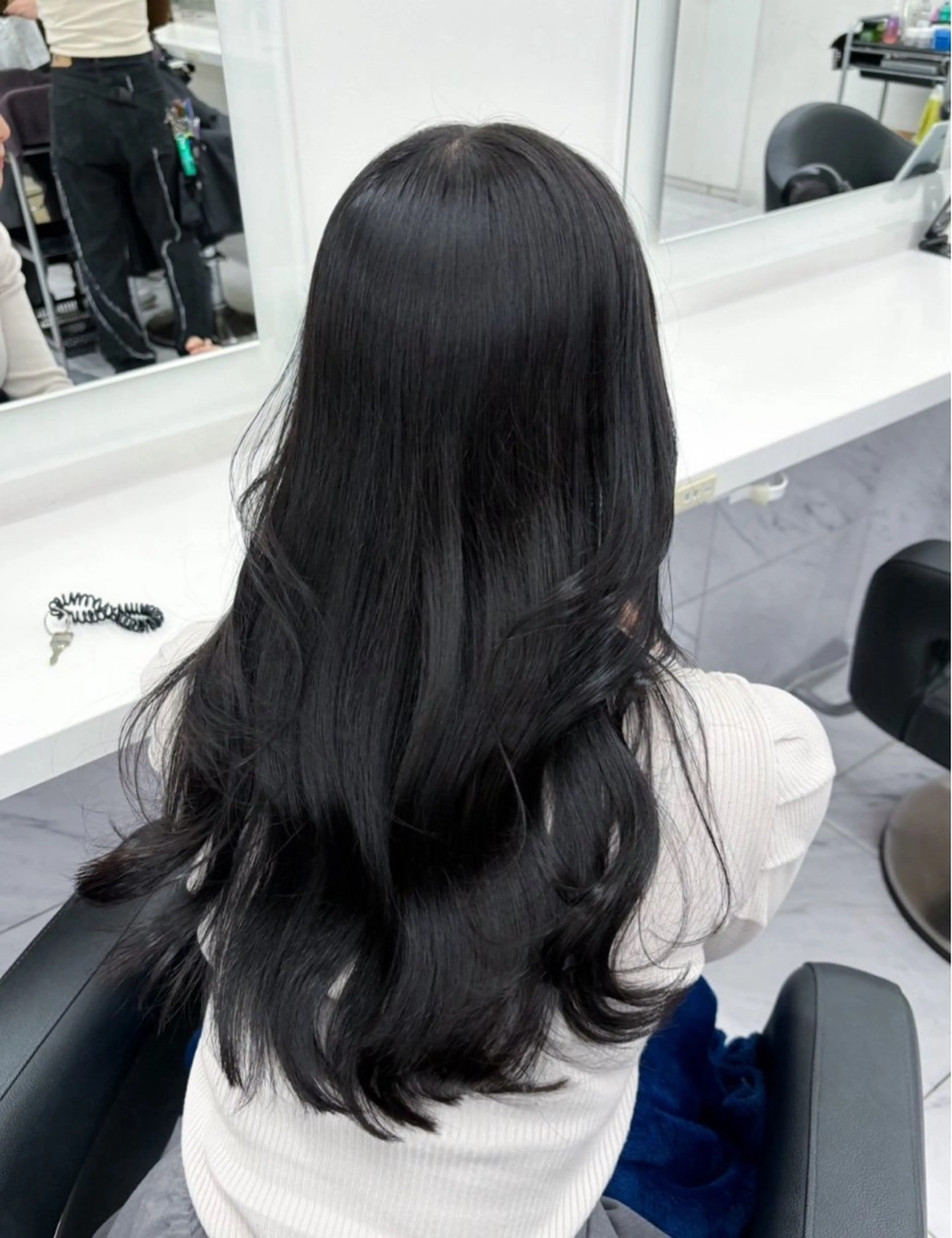 ロング ブリーチなし🫧韓国 🫧HANA🫧のヘアスタイル