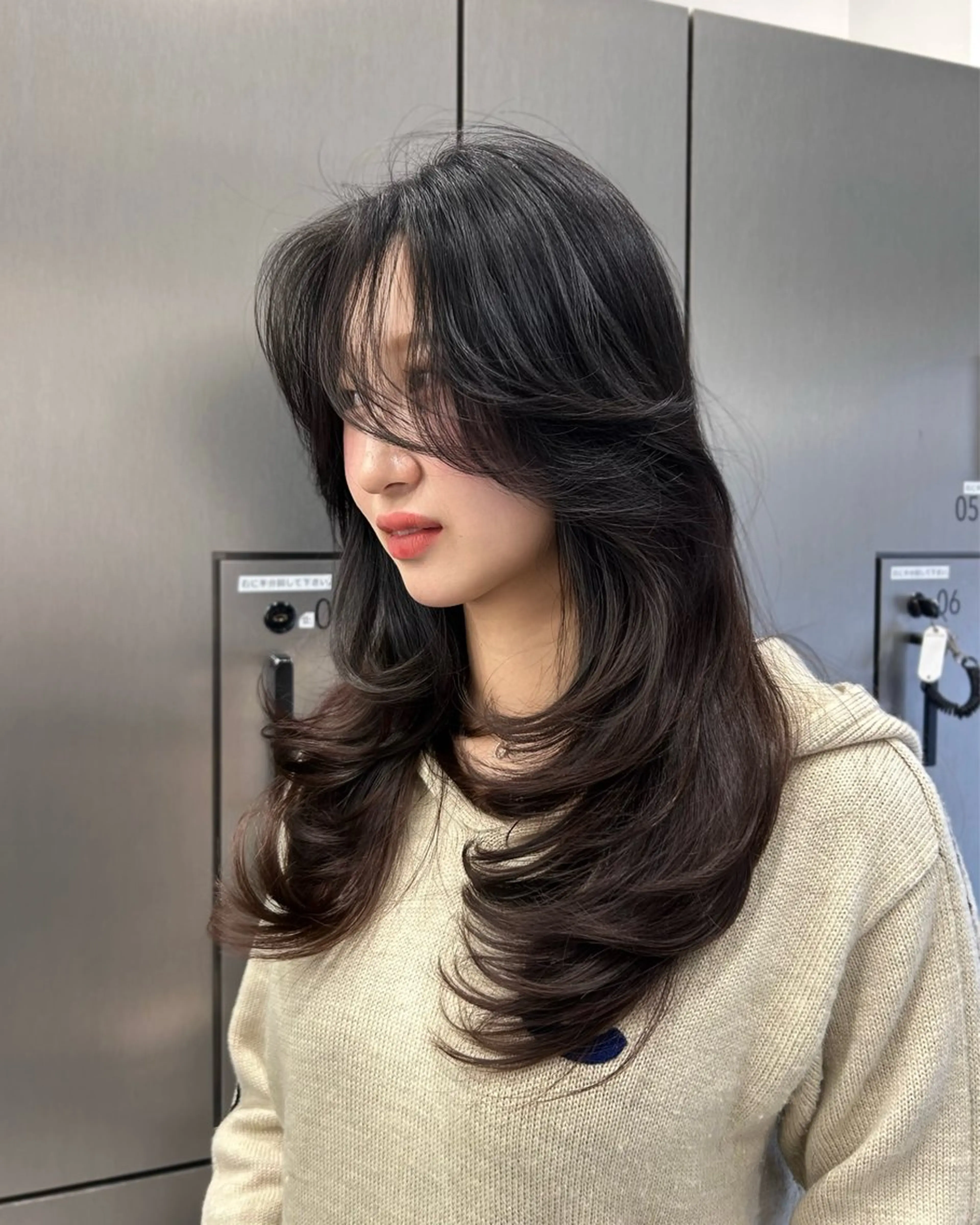 ロング レイヤーカット カット ヘアカラー 大人レイヤー/艶美髪 🇺🇸TOMONAのヘアスタイル