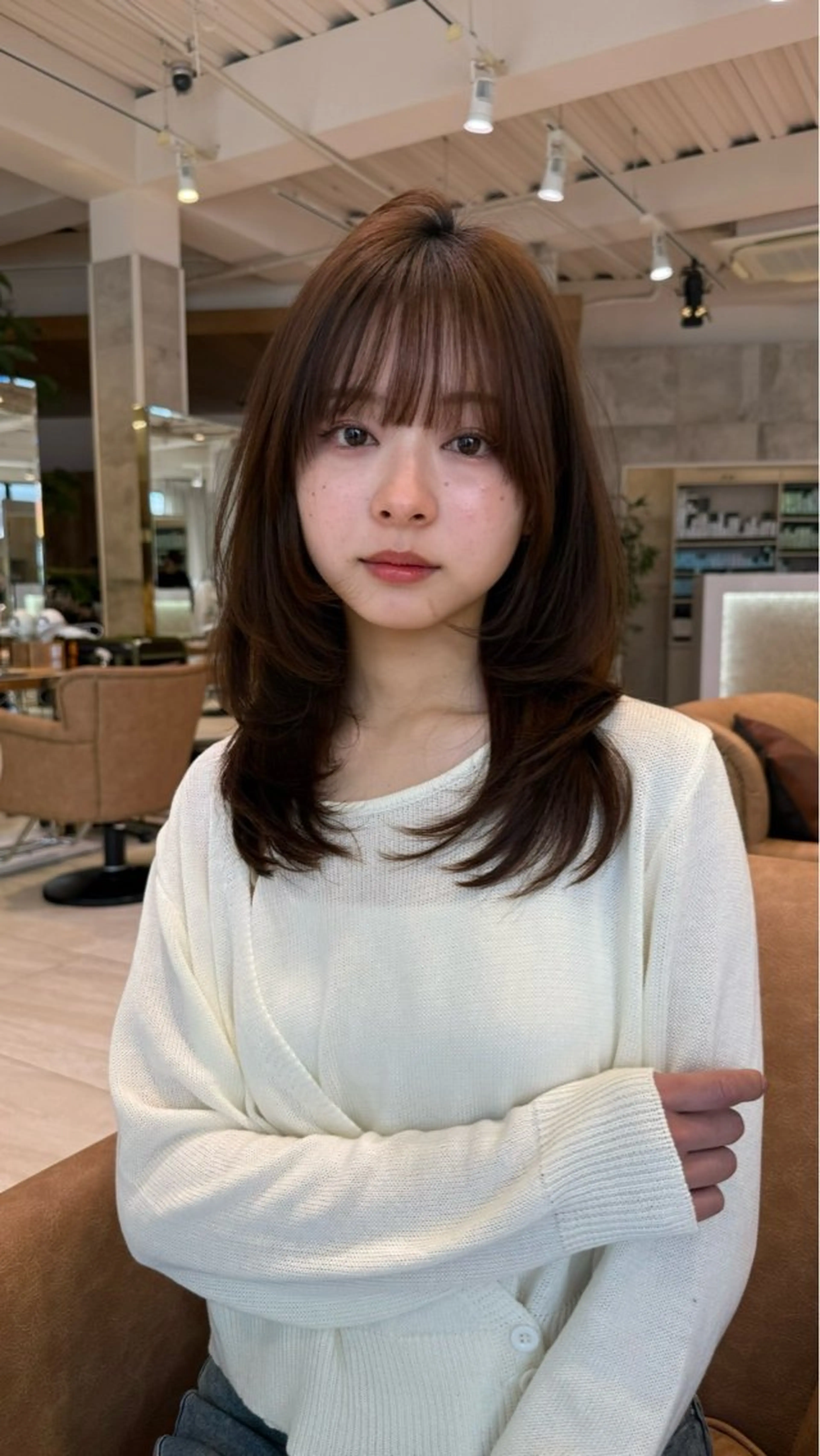 🩵ヘアカット🩵✂︎ヘアマスクトリートメント付き！モデル限定価格⇒0円❣️の写真