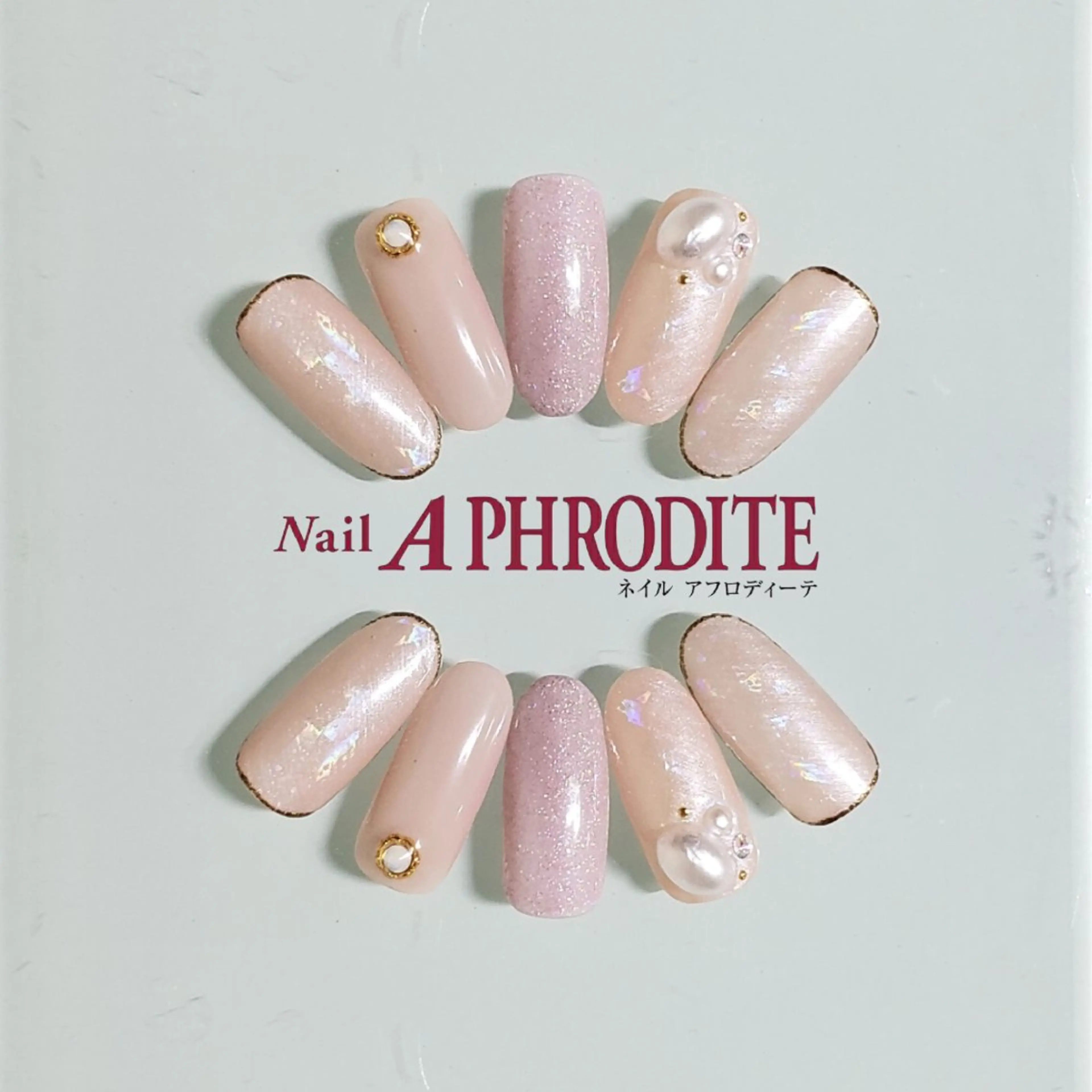 ネイル ジェルネイル ニュアンスネイル スカルプネイル ソフトジェル ネイルチップ ハンドネイル Nail  Aphroditeのネイルデザイン